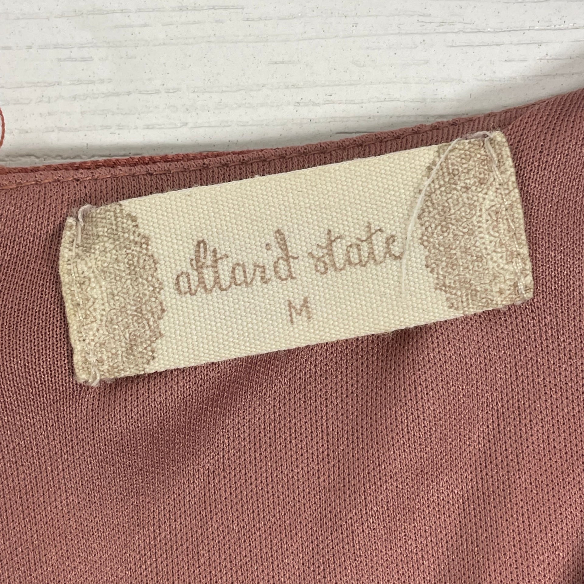 Altar'd State Apple Butter Fit & Flare Mini Skater Dress Sz M 4