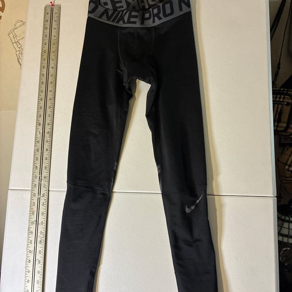 Nike Pro Men's Black Compression Training Tights Size Small