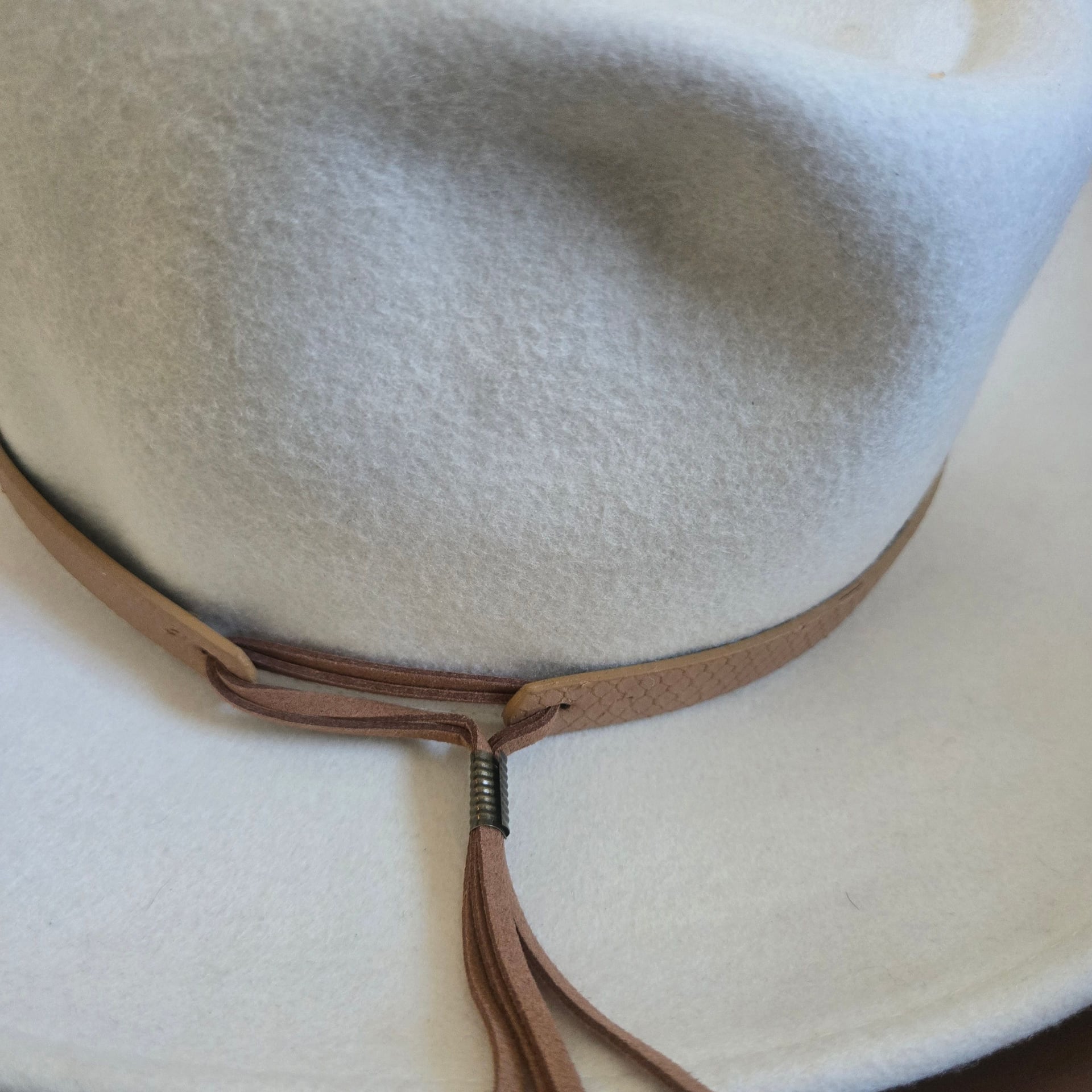 Altar'd State Women's Wool Fedora Hat Brim Western Rancher Felt Cream NWT 5