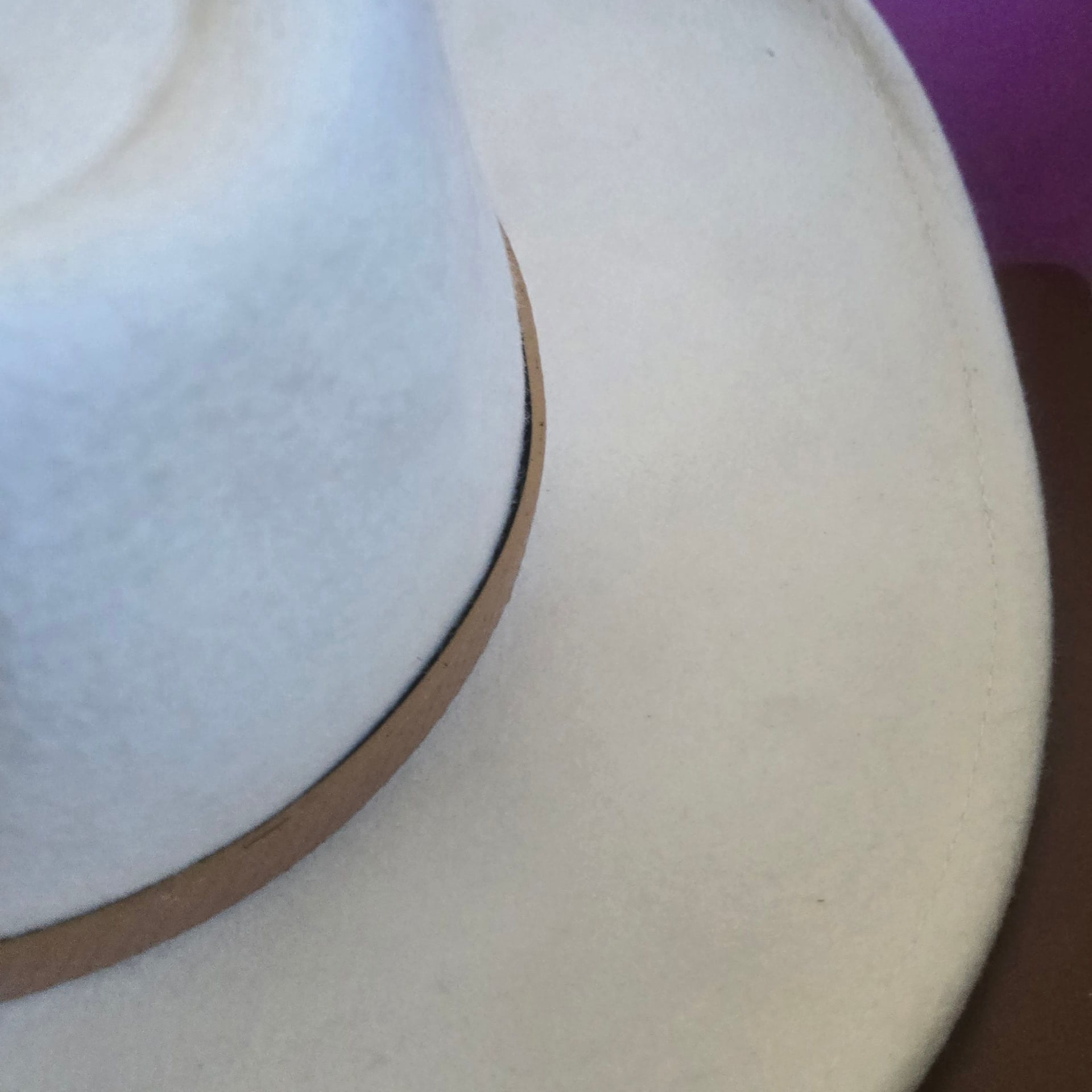 Altar'd State Women's Wool Fedora Hat Brim Western Rancher Felt Cream NWT 6