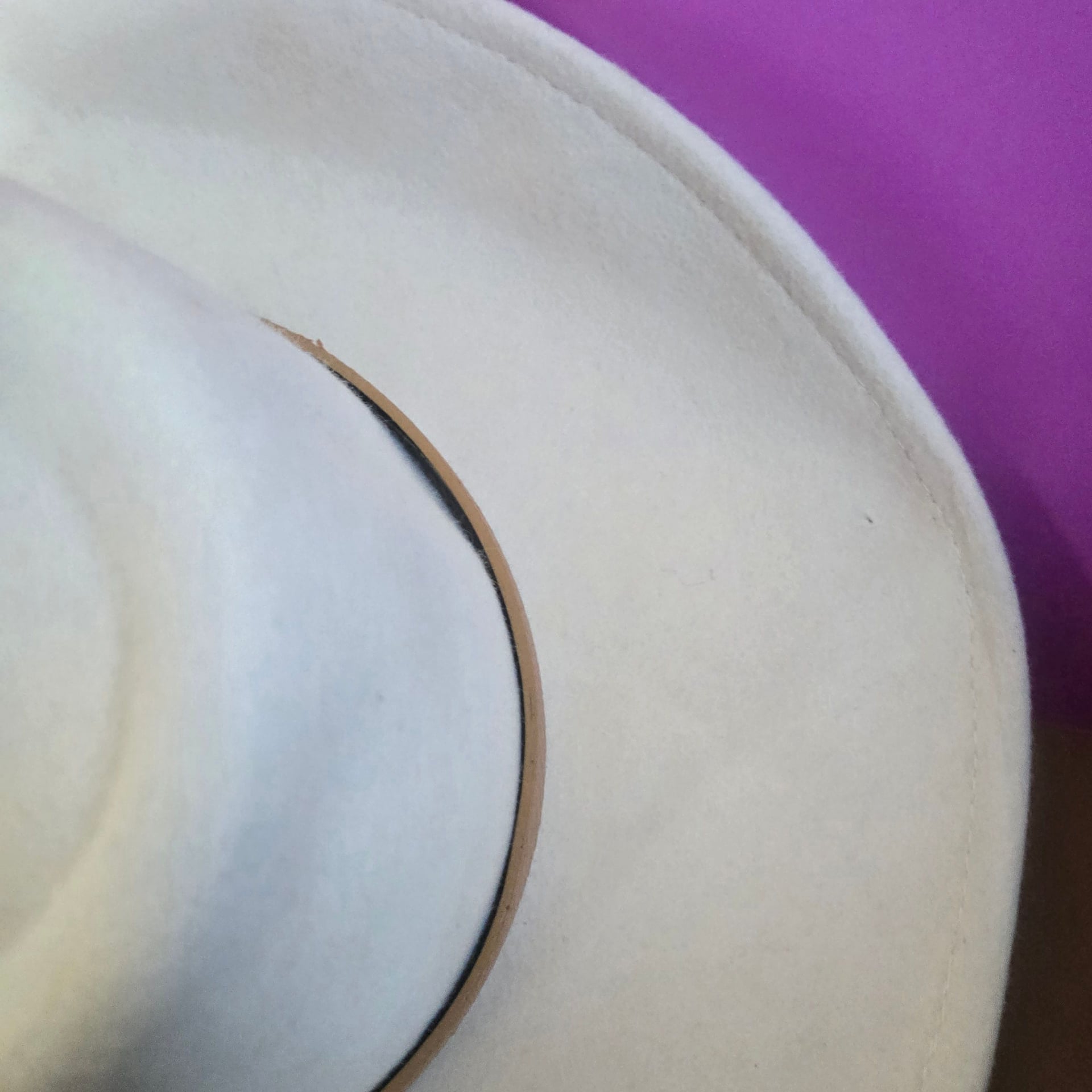 Altar'd State Women's Wool Fedora Hat Brim Western Rancher Felt Cream NWT 7
