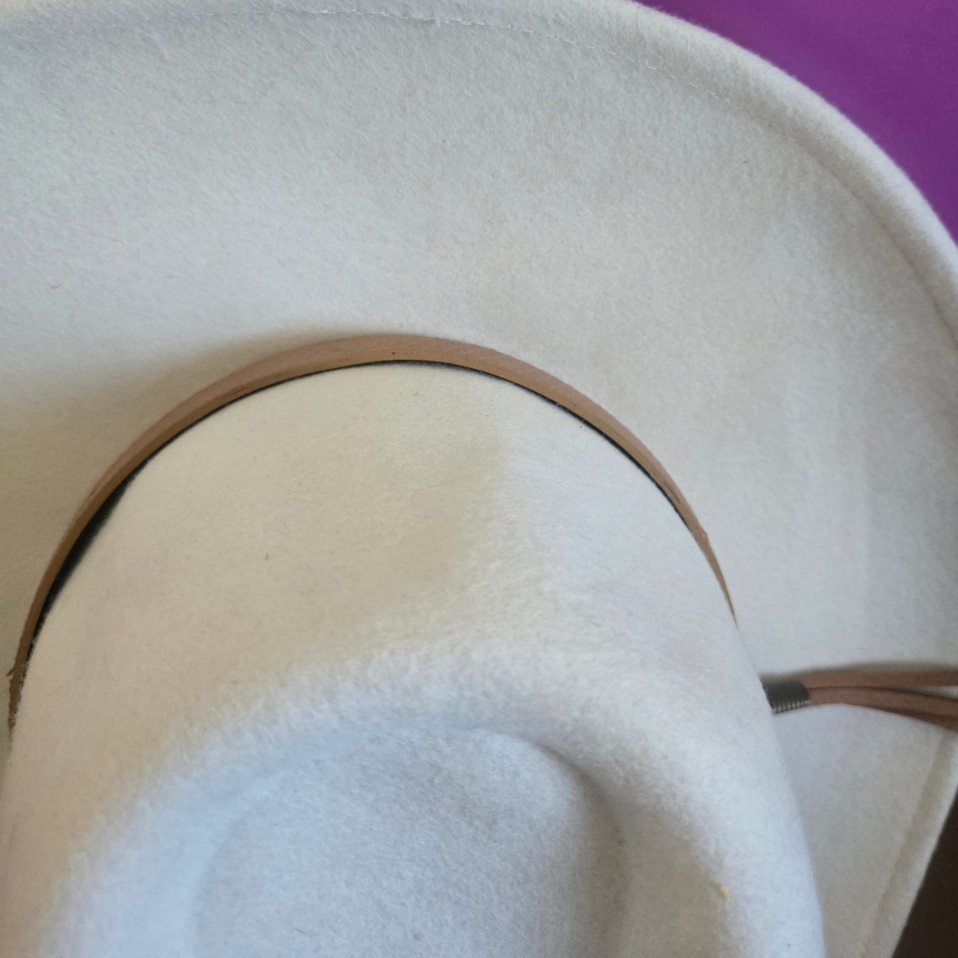 Altar'd State Women's Wool Fedora Hat Brim Western Rancher Felt Cream NWT 10