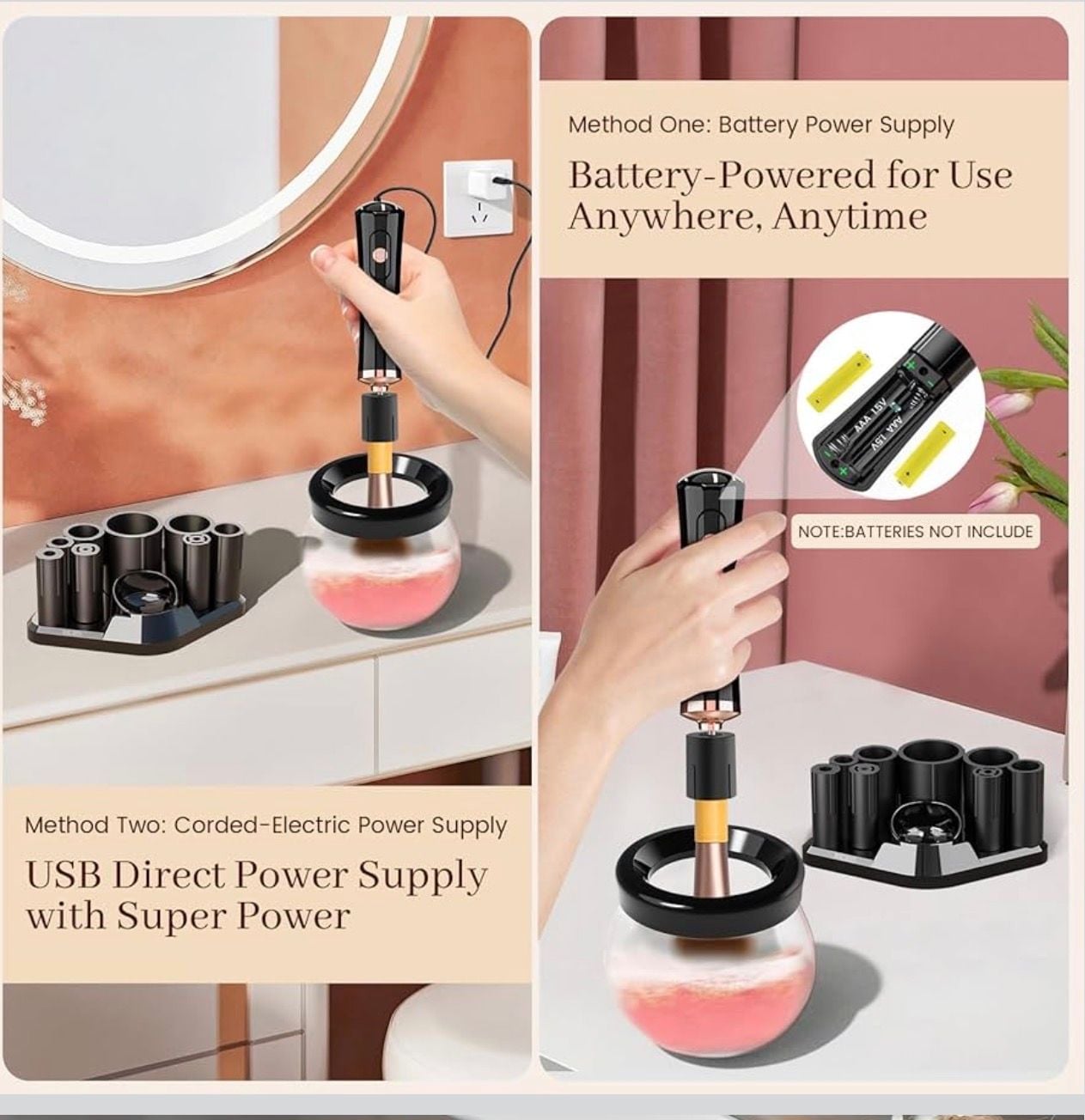 Brand New RICRIS Electric Makeup Brush Cleaner & Dryer 11