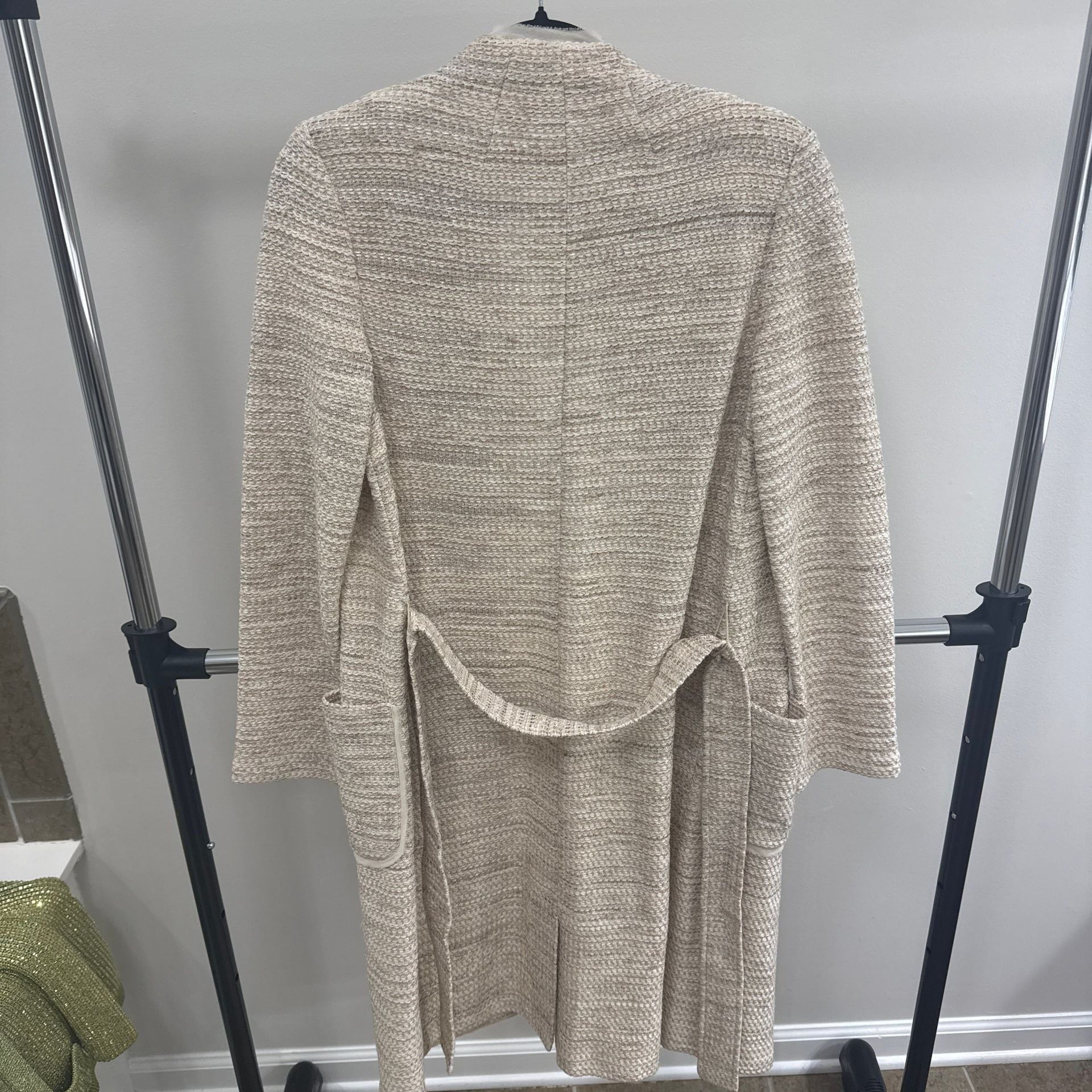 St John Cream and Gold Tweed Set Size 10. Dress & Jacket 4