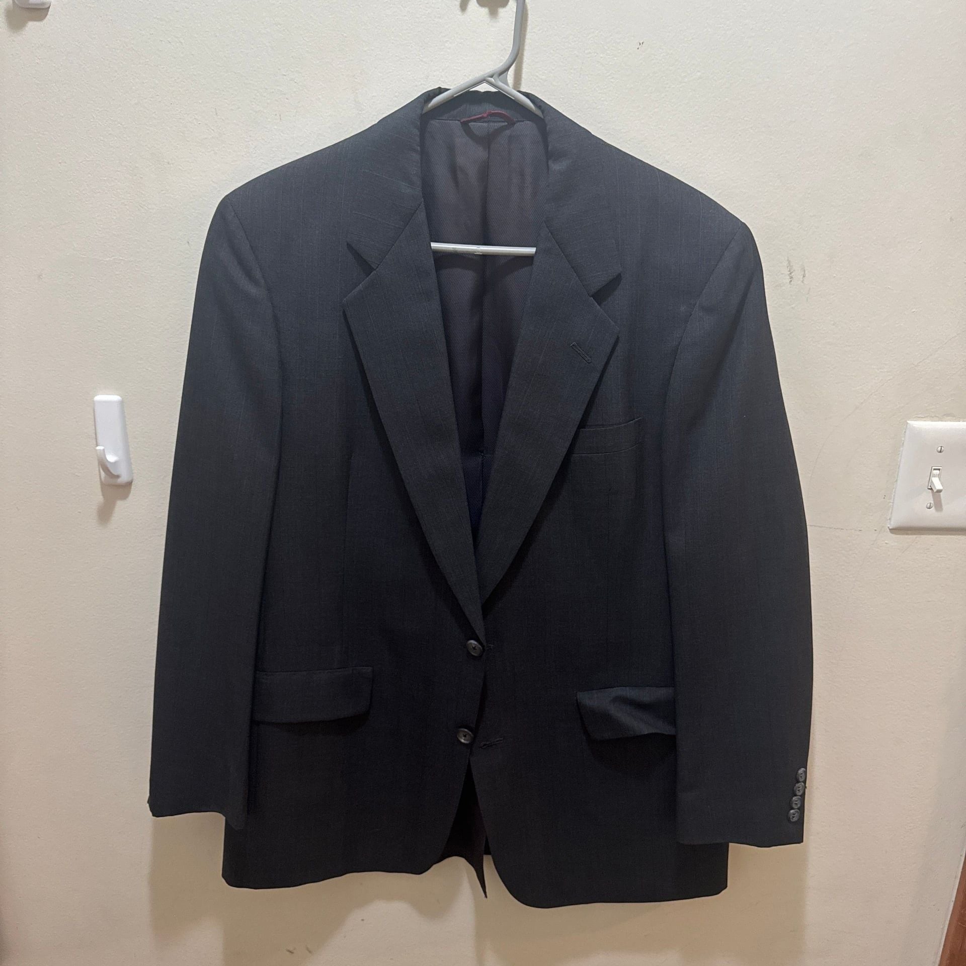Vintage Hart Schaffner & Marx Viracle Pinstripe Suit Jacket for Dayton Hudson 2