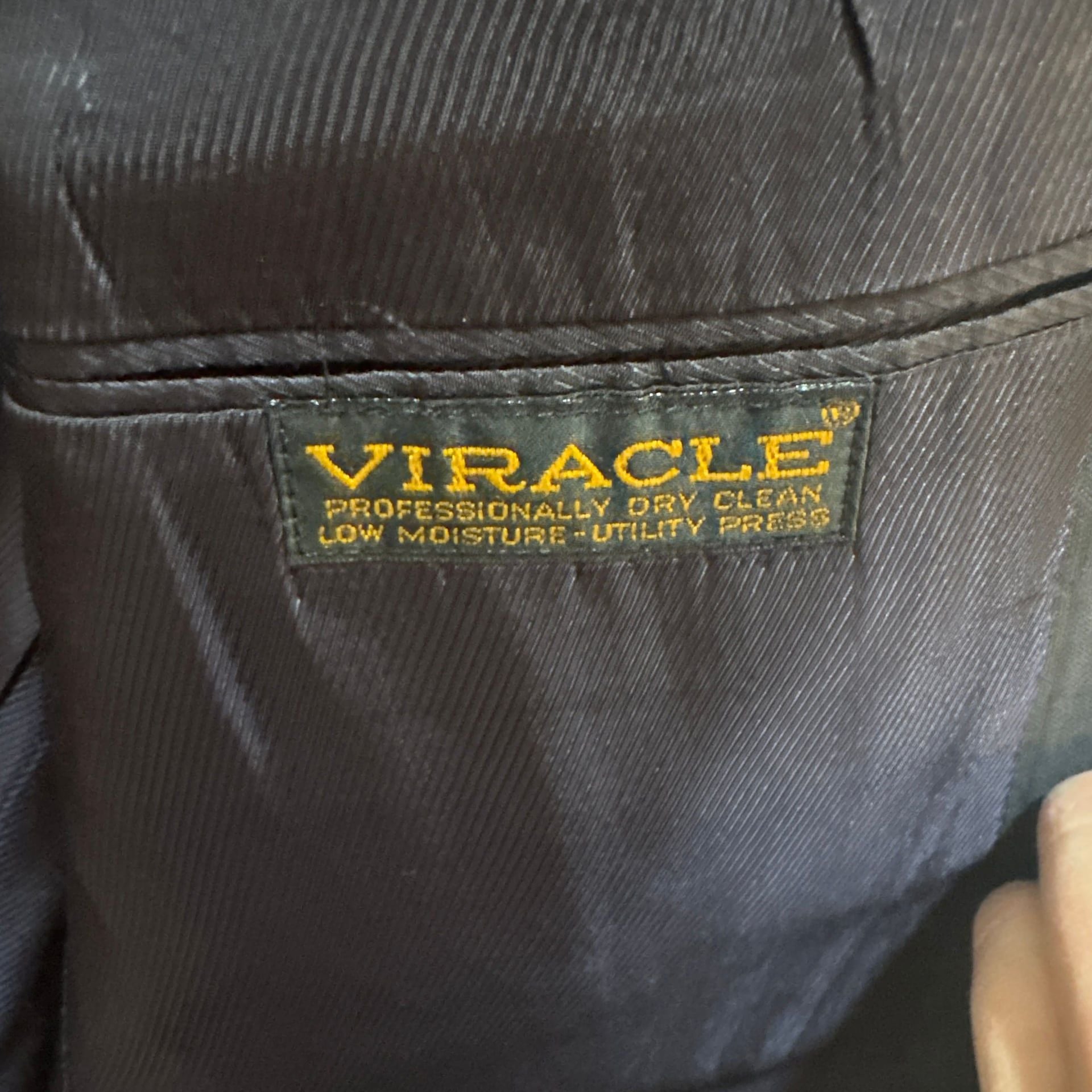 Vintage Hart Schaffner & Marx Viracle Pinstripe Suit Jacket for Dayton Hudson 5