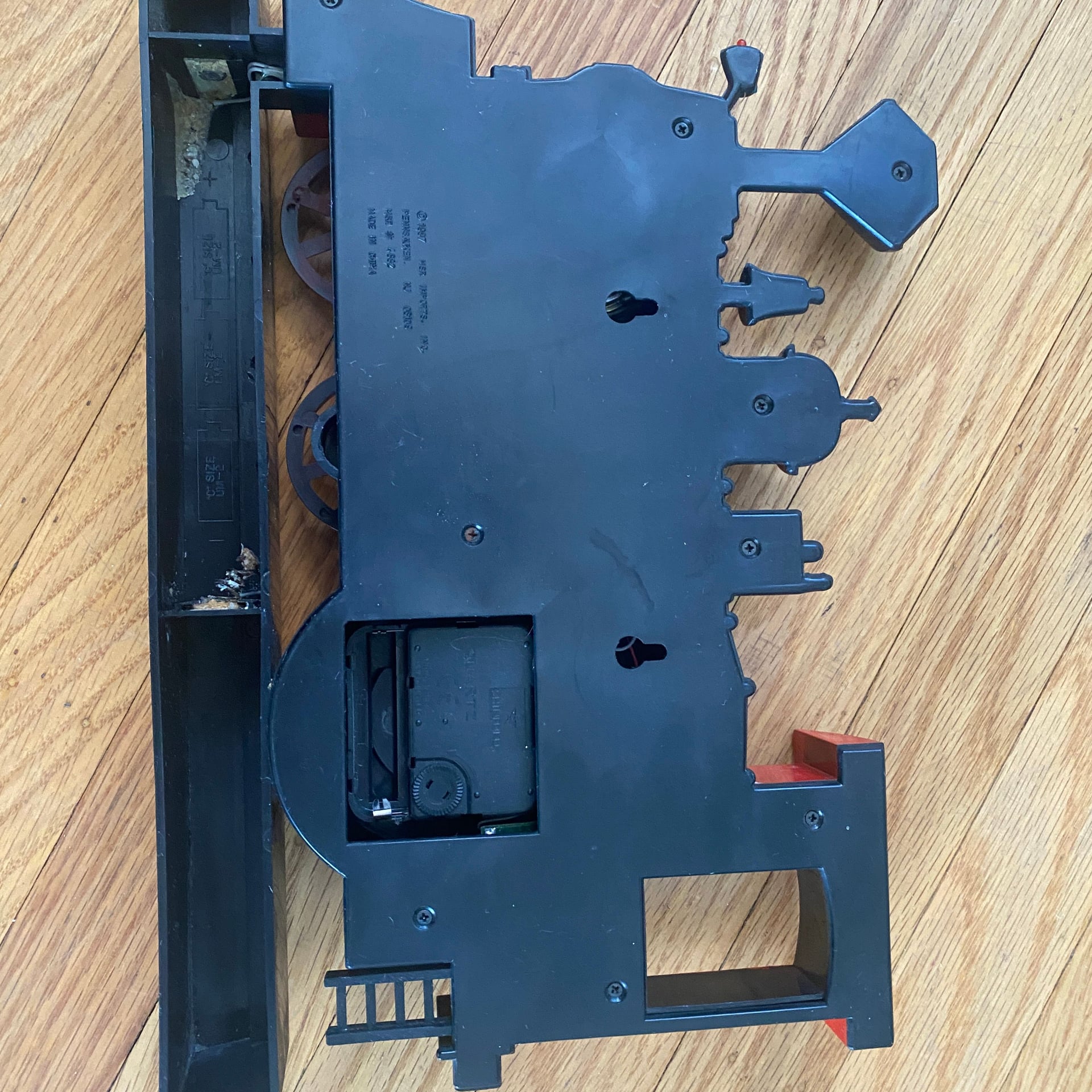 Vintage 1997 MSR Imports Locomotive Wall Clock Animated Sound and Light Model 4892 2