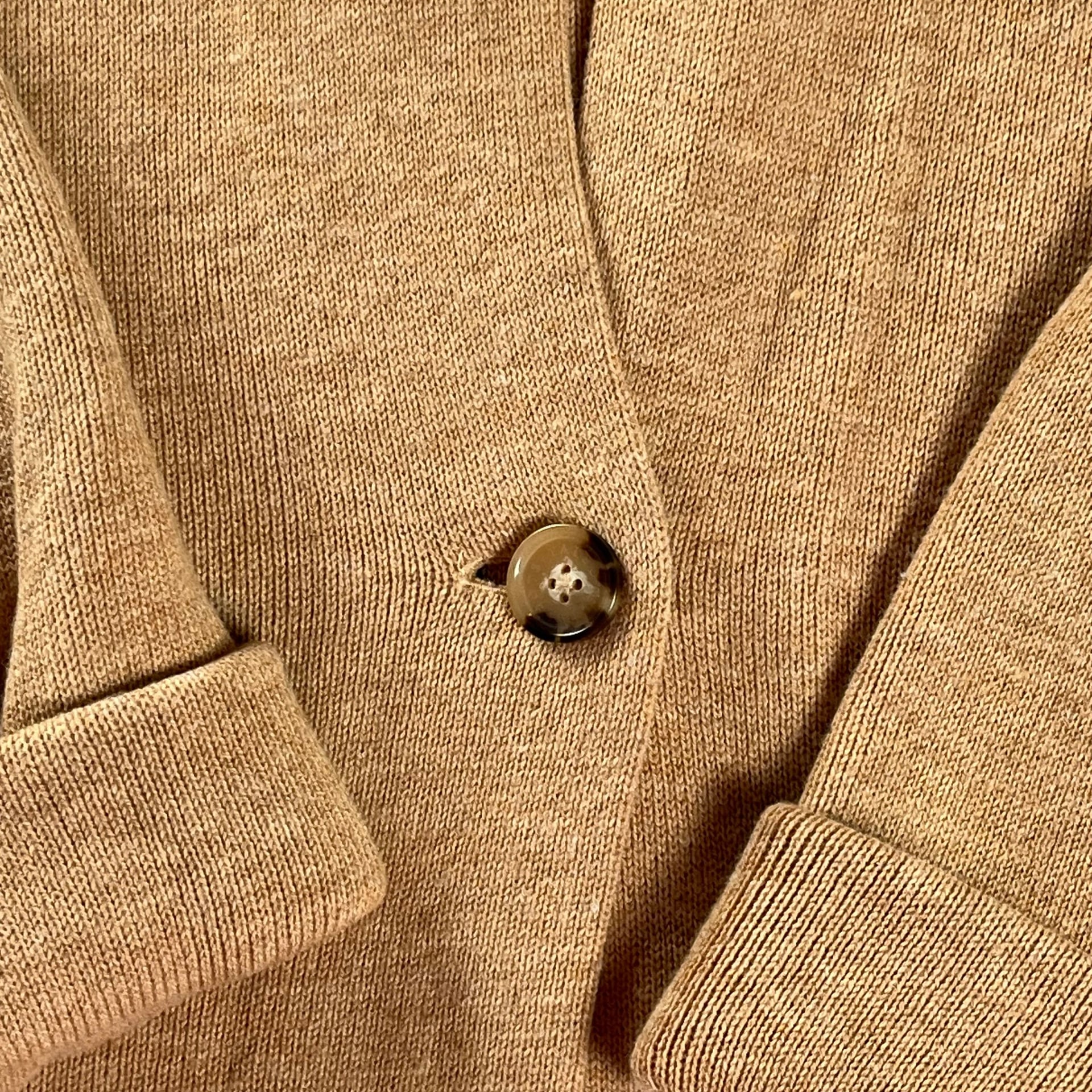Talbots Lambswool Blend Cardigan Patch Pocket Sweater XL Quiet Luxury 2