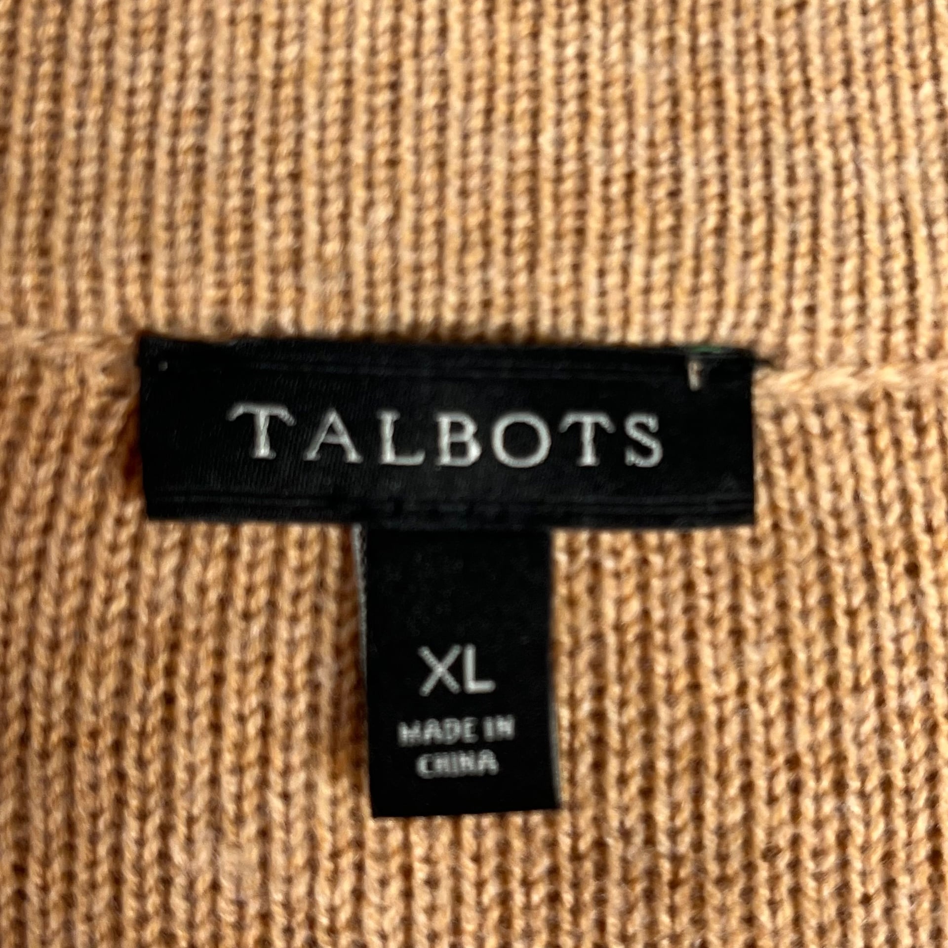 Talbots Lambswool Blend Cardigan Patch Pocket Sweater XL Quiet Luxury 7