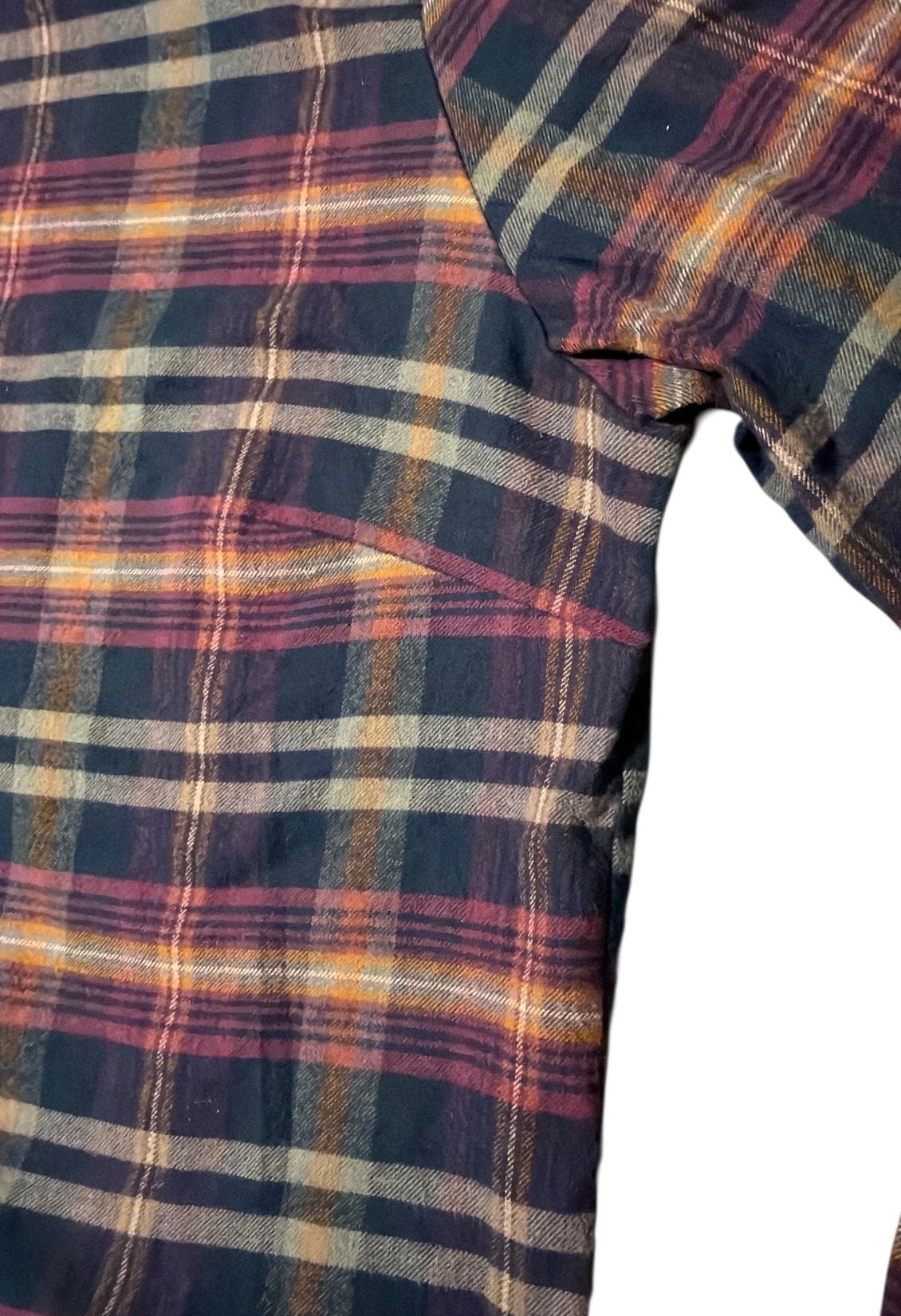 Orvis Flannel Button Down Shirt Women's XLarge Long Sleeve Plaid Multicolor 5
