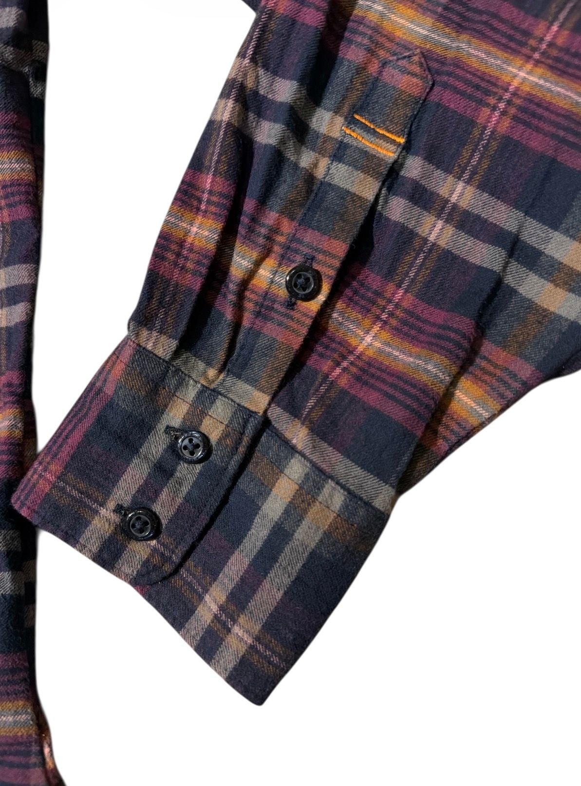 Orvis Flannel Button Down Shirt Women's XLarge Long Sleeve Plaid Multicolor 7