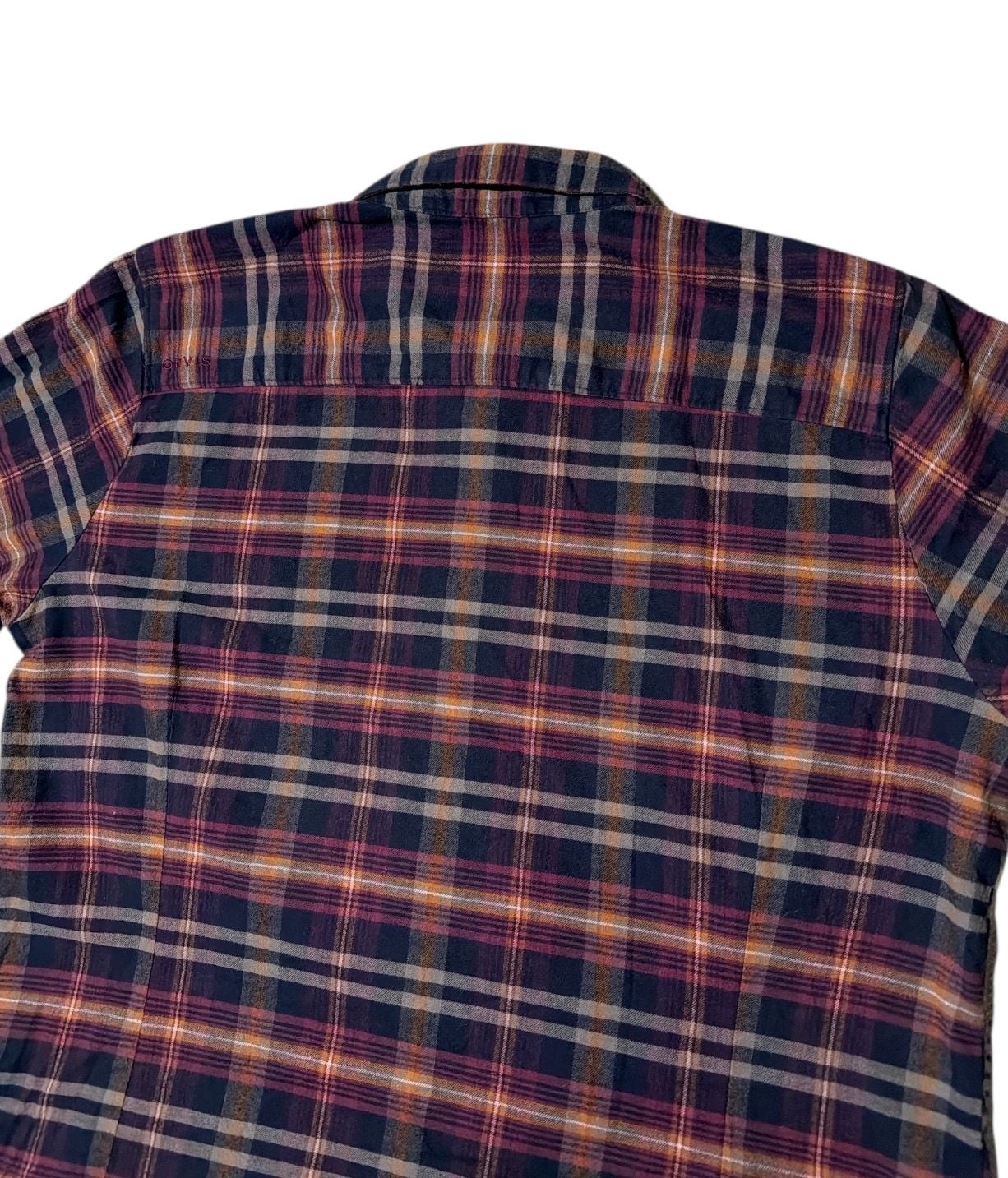 Orvis Flannel Button Down Shirt Women's XLarge Long Sleeve Plaid Multicolor 9