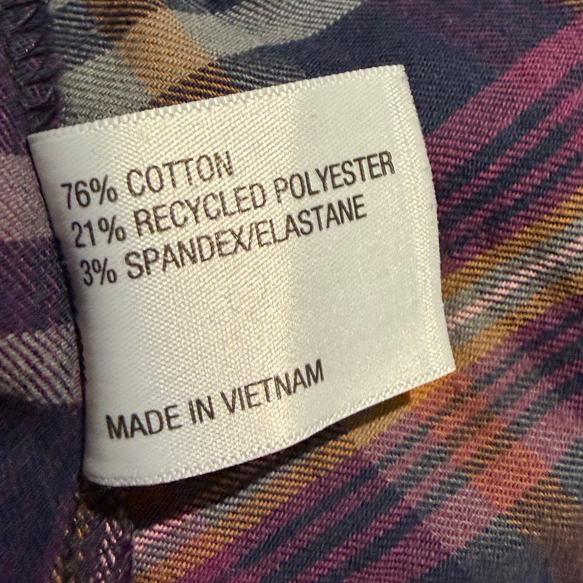 Orvis Flannel Button Down Shirt Women's XLarge Long Sleeve Plaid Multicolor 17
