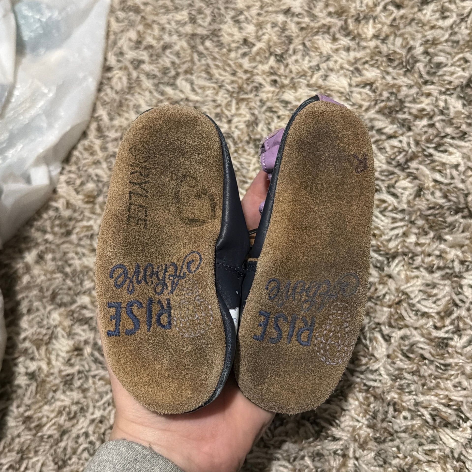 Robeez x Crayola Elephant Hot Air Balloon Leather Soft Sole Baby Shoes 3