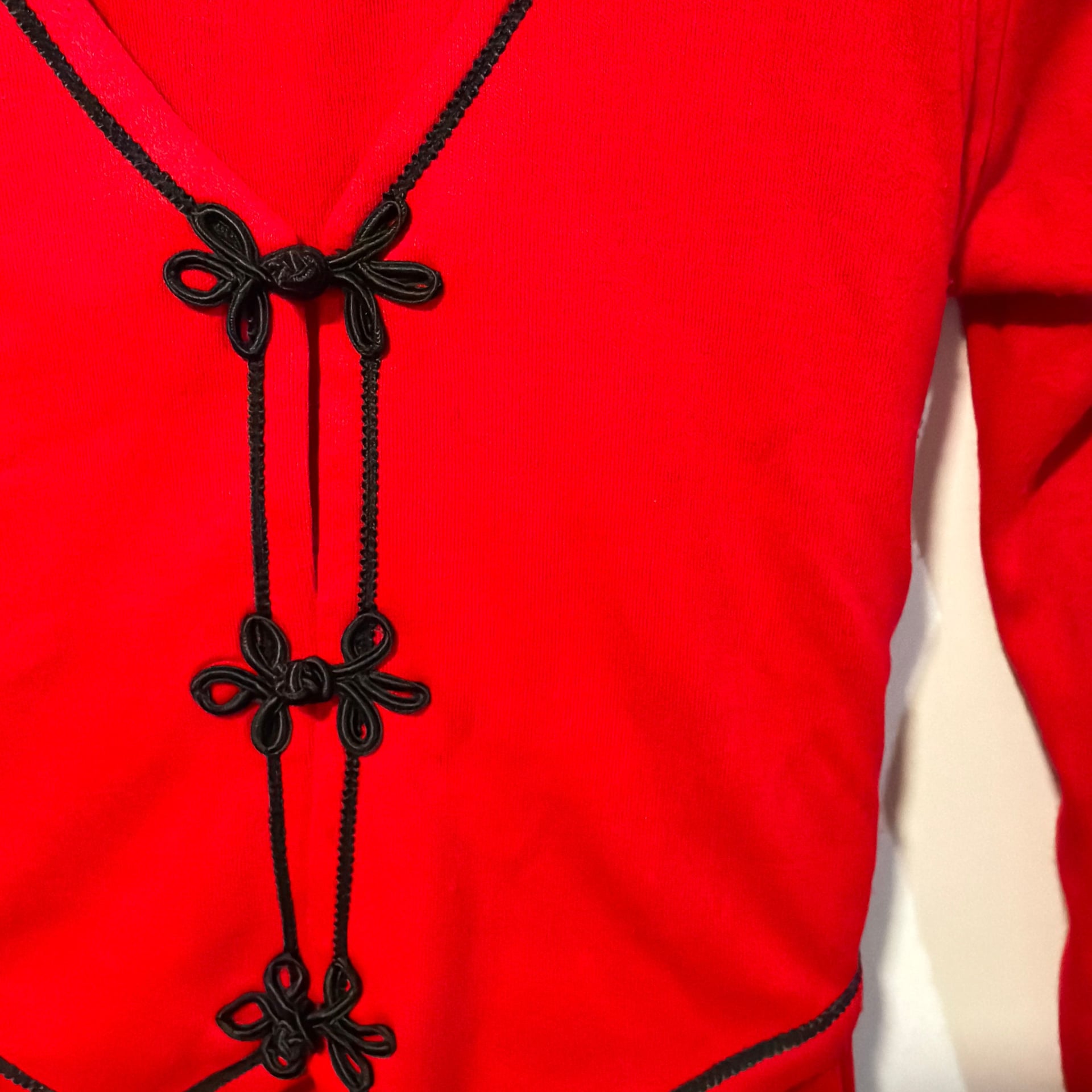 Vintage Stuart Alan Red Maxi Dress 4