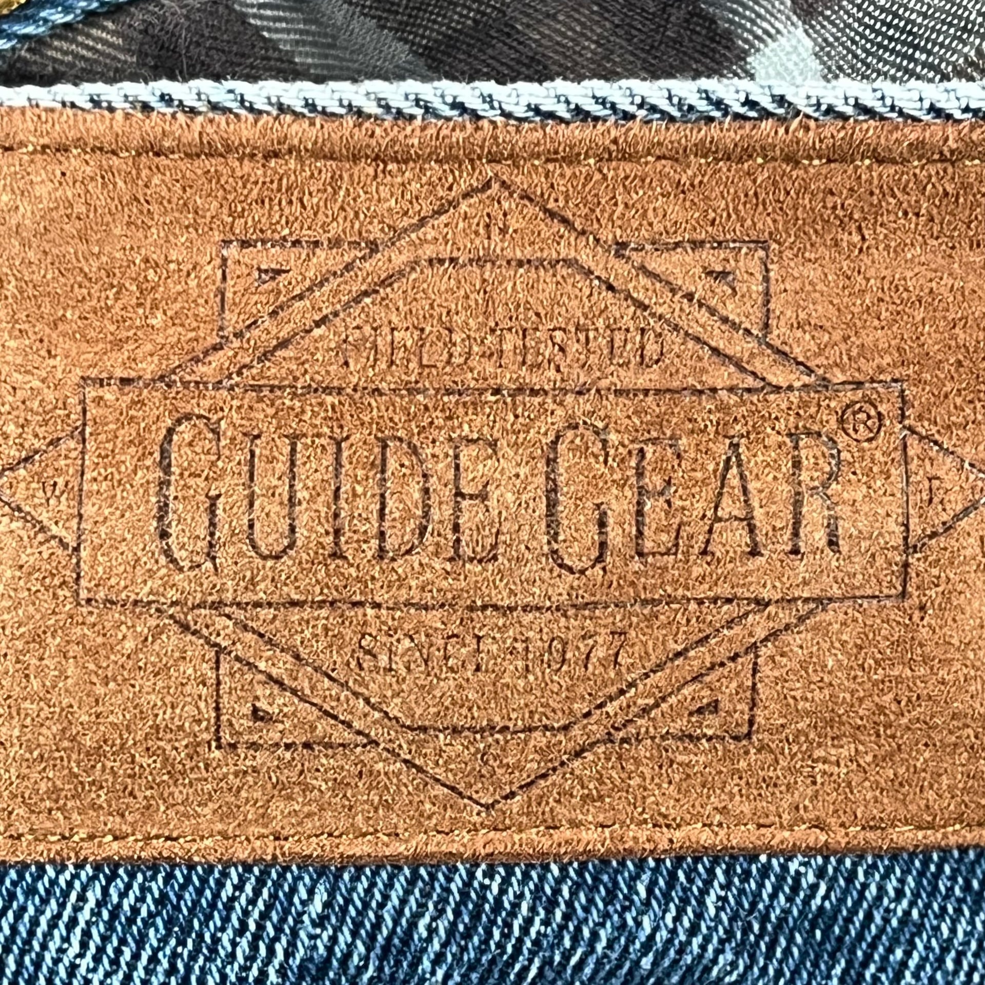 Guide Gear Flannel Lined Jeans Men’s 34x32 Blue Straight Leg Workwear 8