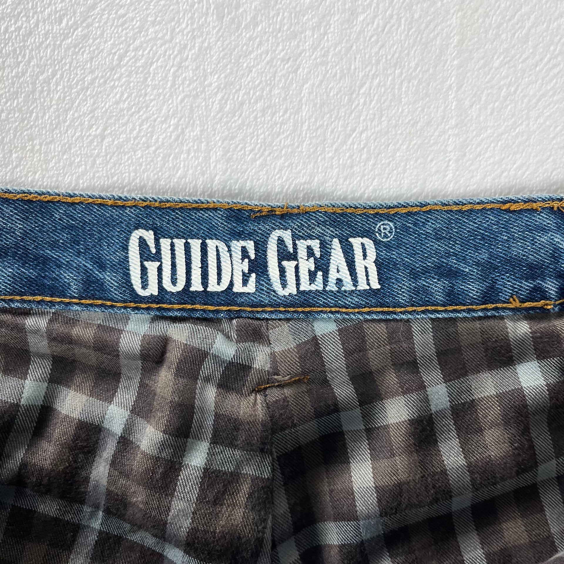 Guide Gear Flannel Lined Jeans Men’s 34x32 Blue Straight Leg Workwear 11