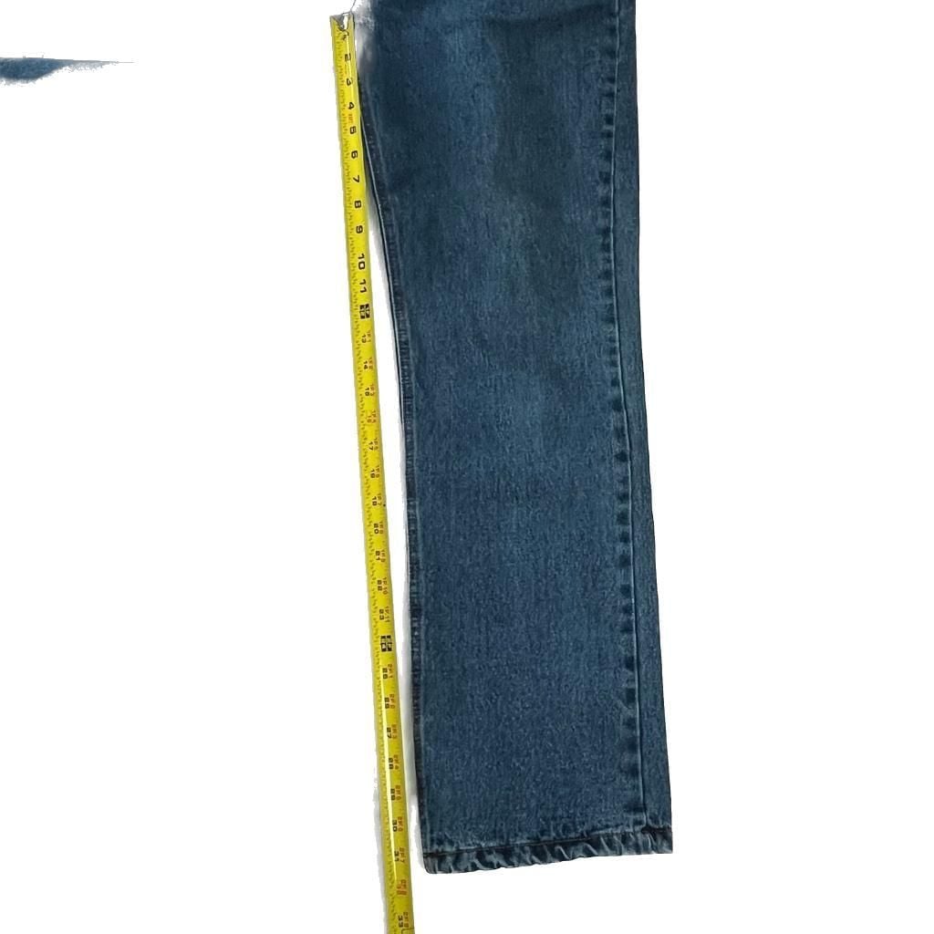 Guide Gear Flannel Lined Jeans Men’s 34x32 Blue Straight Leg Workwear 10