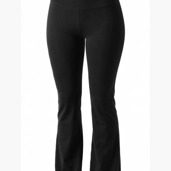 FITOP High Waisted Flare Leggings Wide Leg Yoga Pants in Black