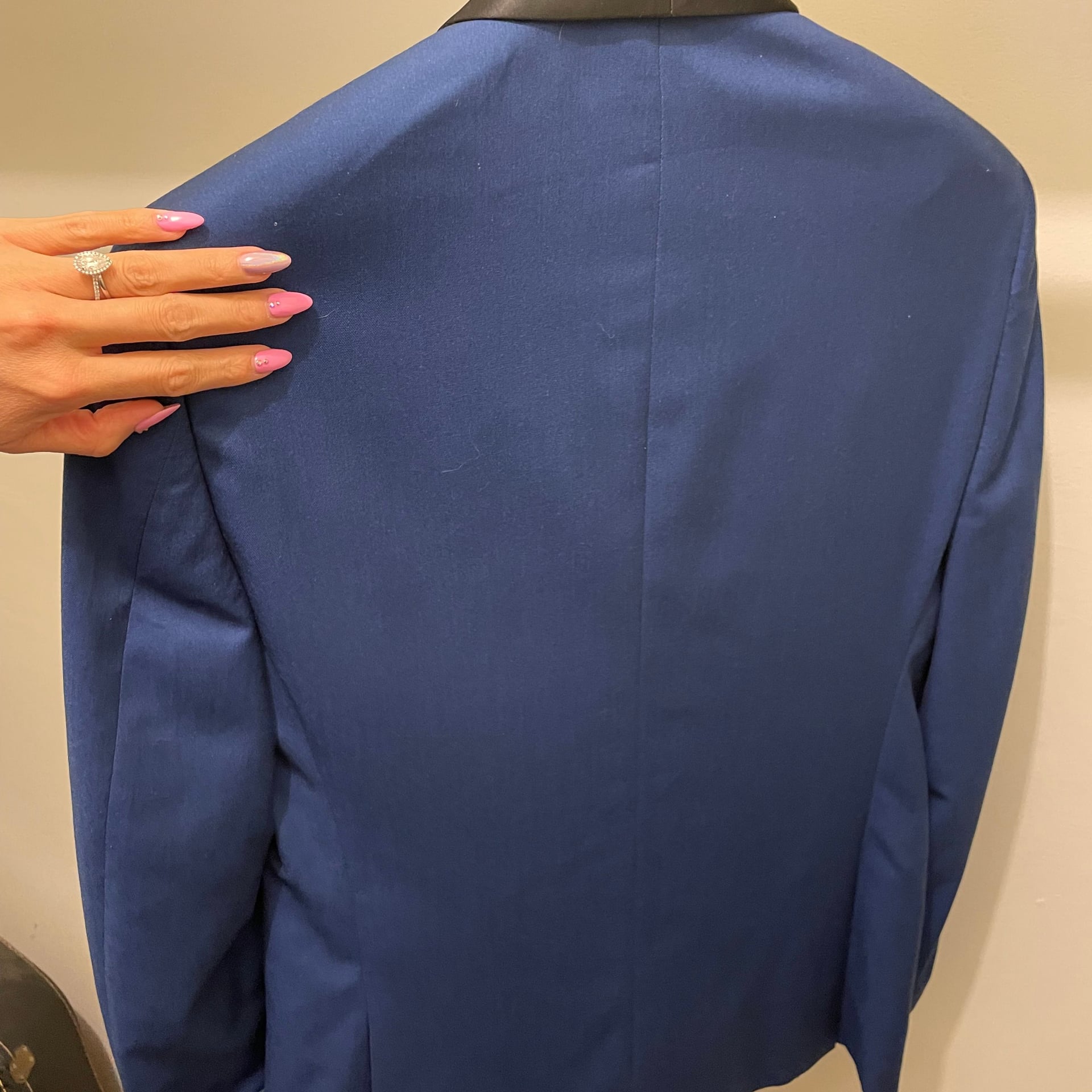 Ryan Seacrest Slim-Fit Stretch Cobalt Blue Tuxedo Set Size 44S Pants 36Wx30L 4