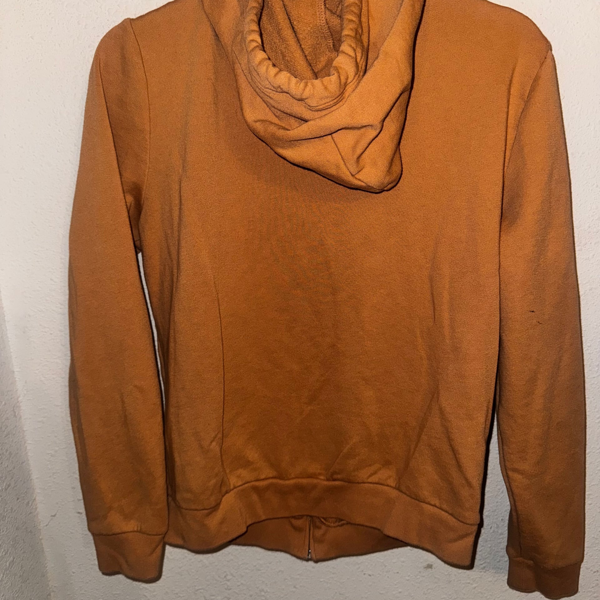 Pink Victoria's Secret M Zipper Down Tan Hoodie Jacket 2