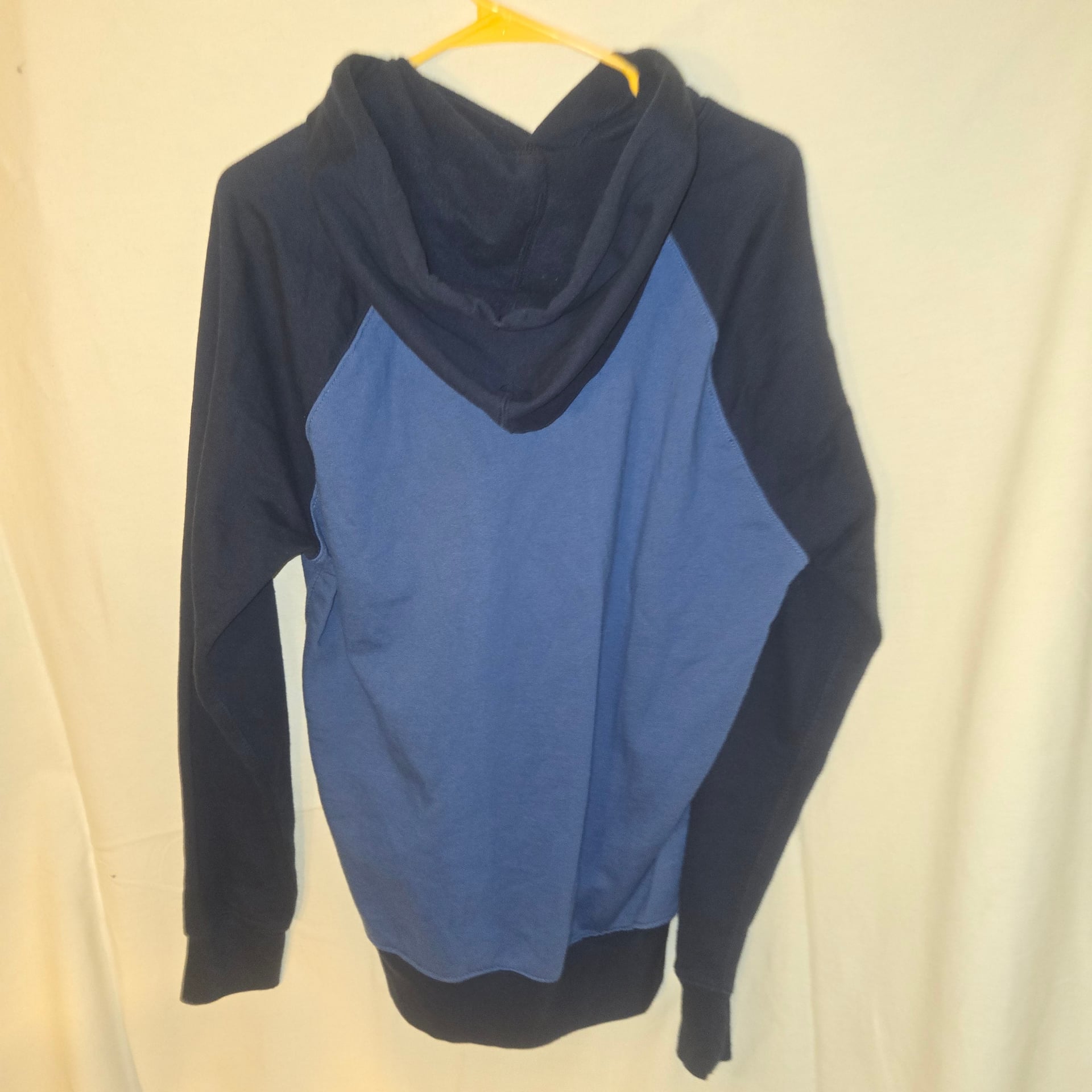 J.Crew Mens Vintage Fleece Hoodie Size M Heathered Blue Pullover Sweater 7