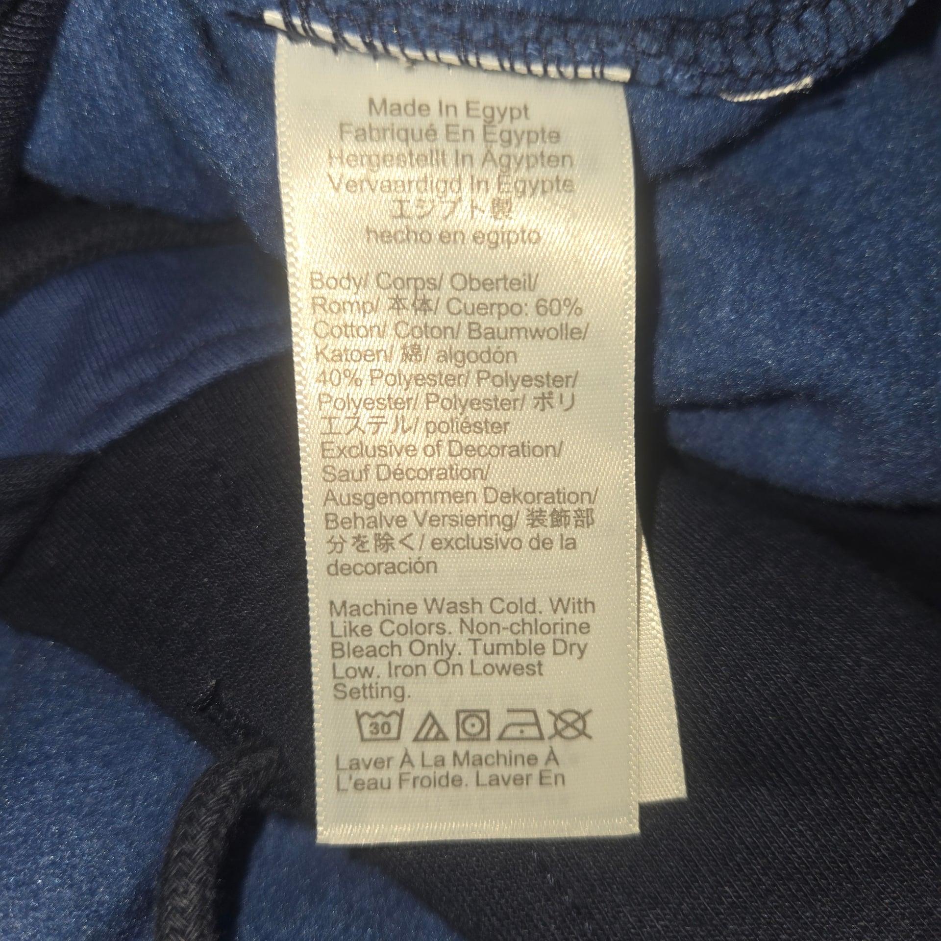 J.Crew Mens Vintage Fleece Hoodie Size M Heathered Blue Pullover Sweater 8