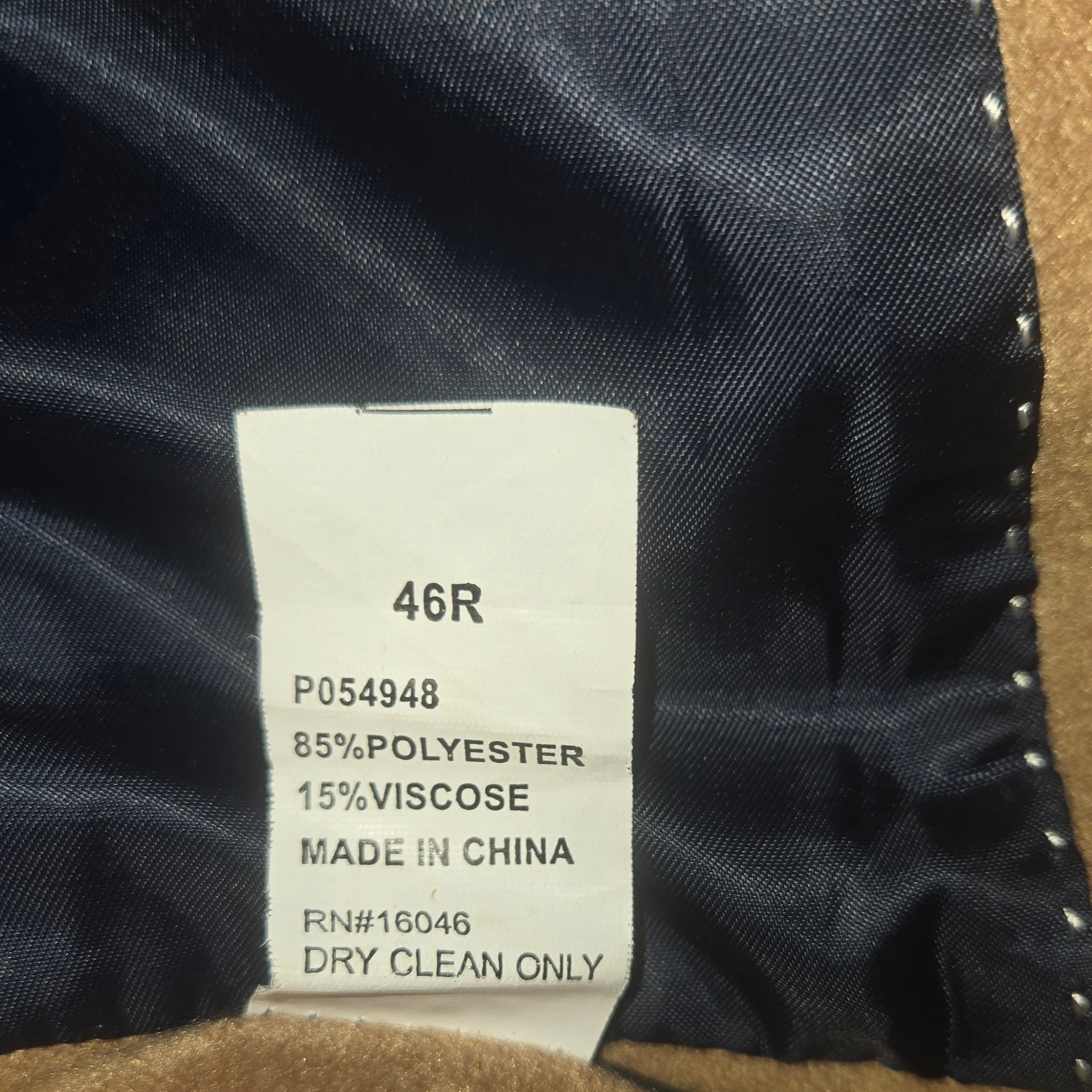 NAUTICA Suede-Like Sport Jacket 46R Used 14