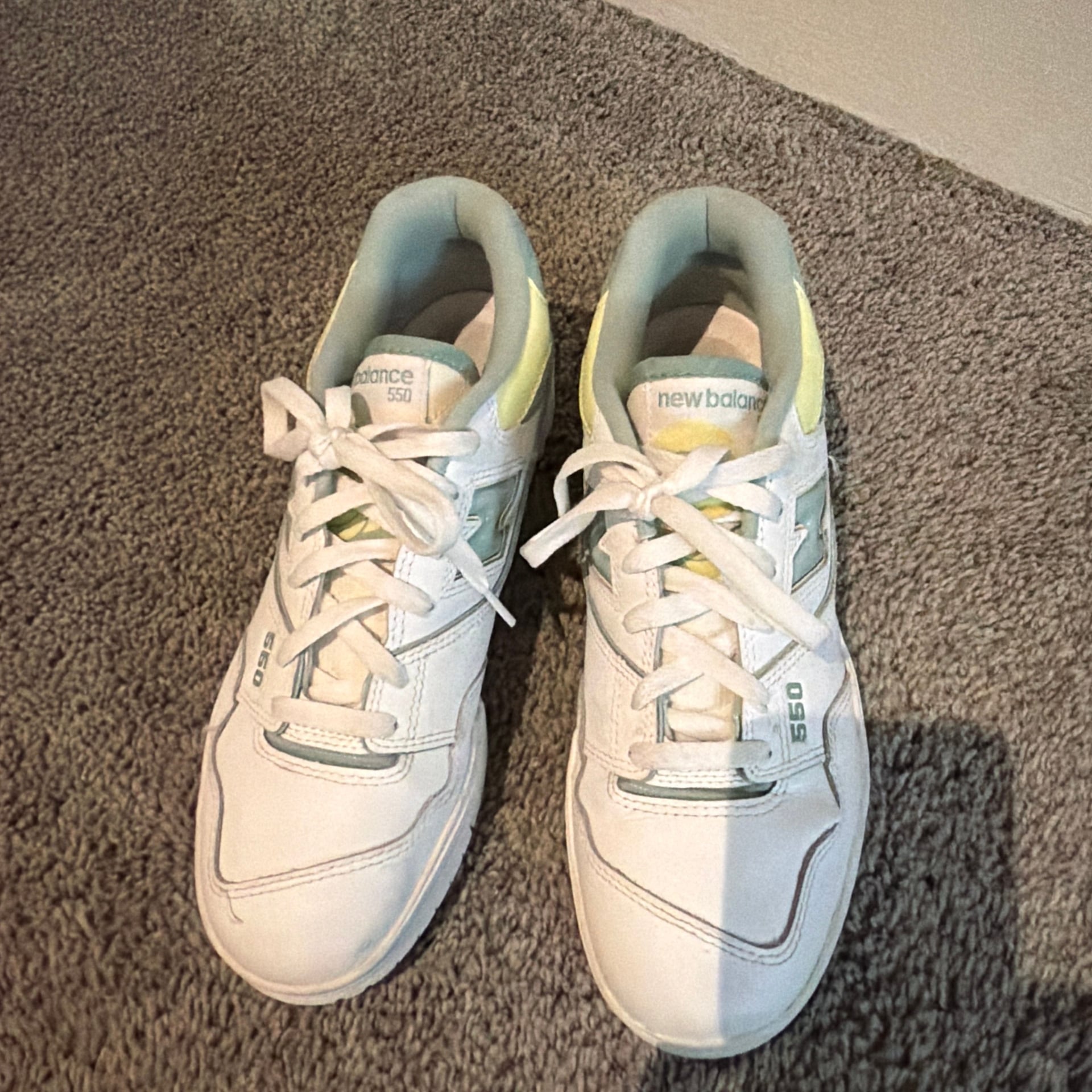 New Balance Women's 550 'Salt Marsh Limelight' Size 10.5 Women’s 3