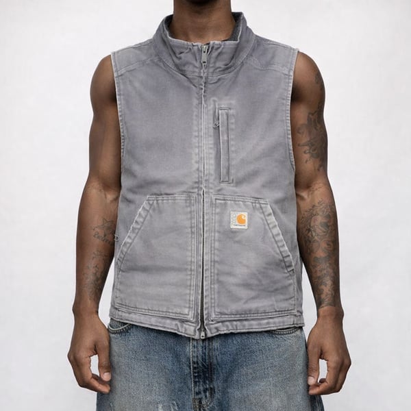 Vintage Carhartt Sherpa Lines Vest -Medium RARE