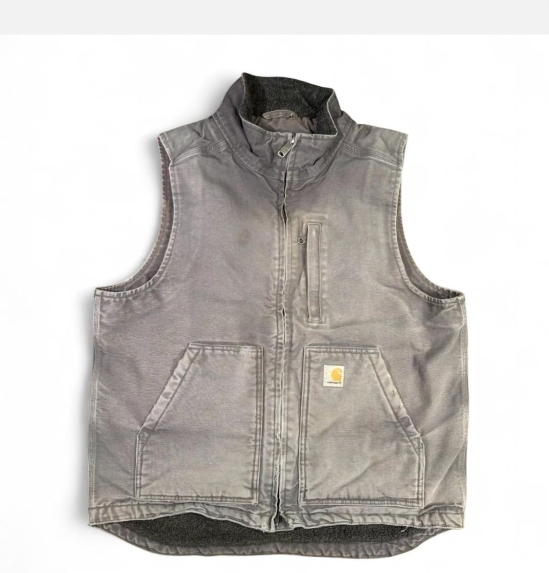 Vintage Carhartt Sherpa Lines Vest -Medium RARE 4
