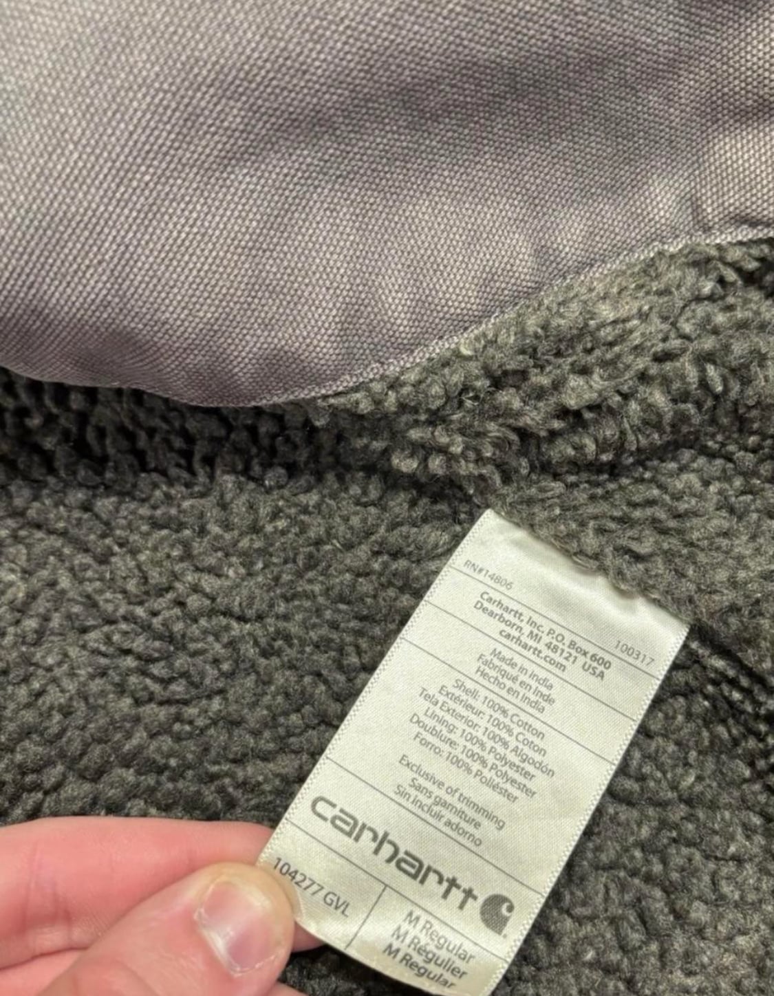 Vintage Carhartt Sherpa Lines Vest -Medium RARE 5