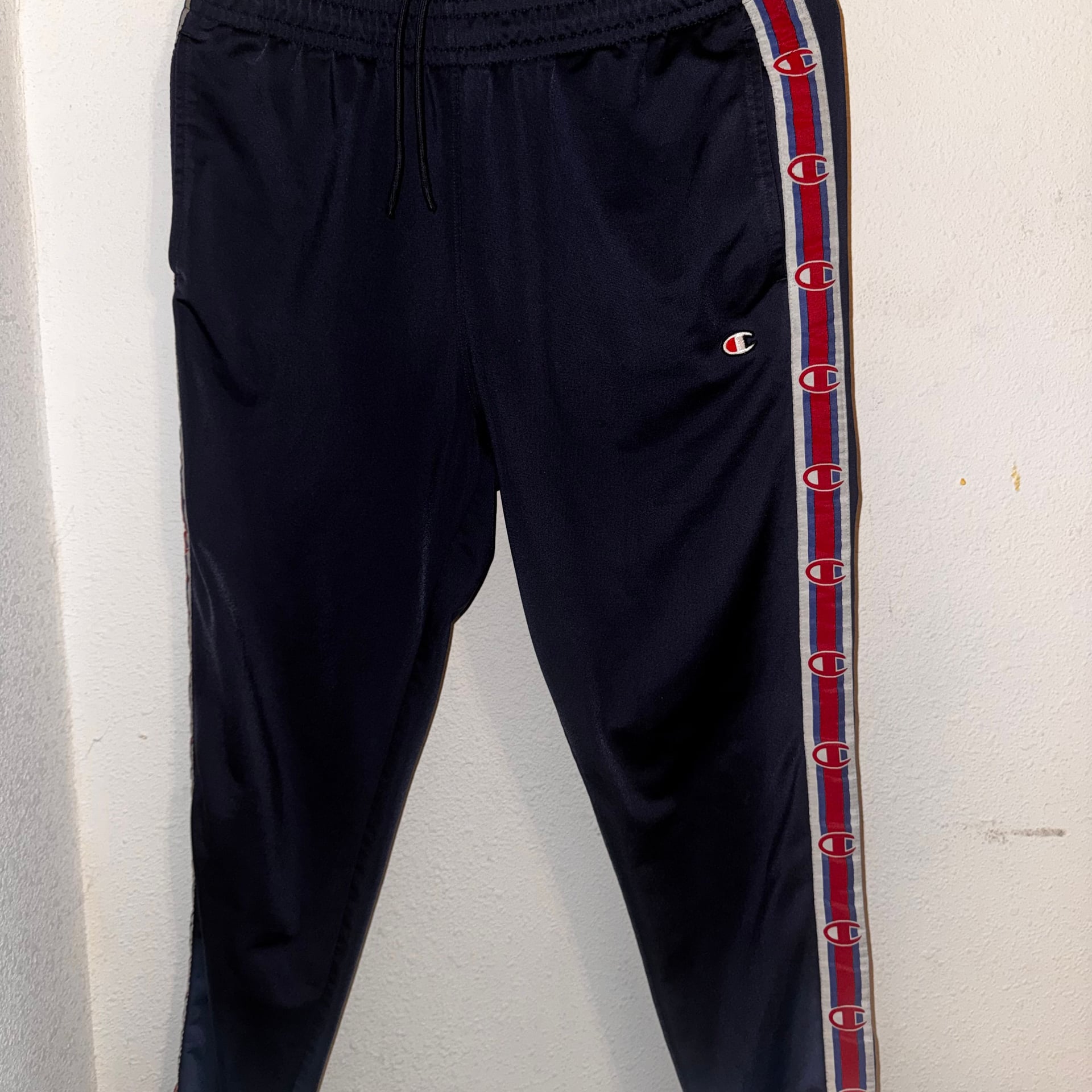 Champion Navy & Red Tricot Tracksuit Full Zip Jacket and Pants Set 3