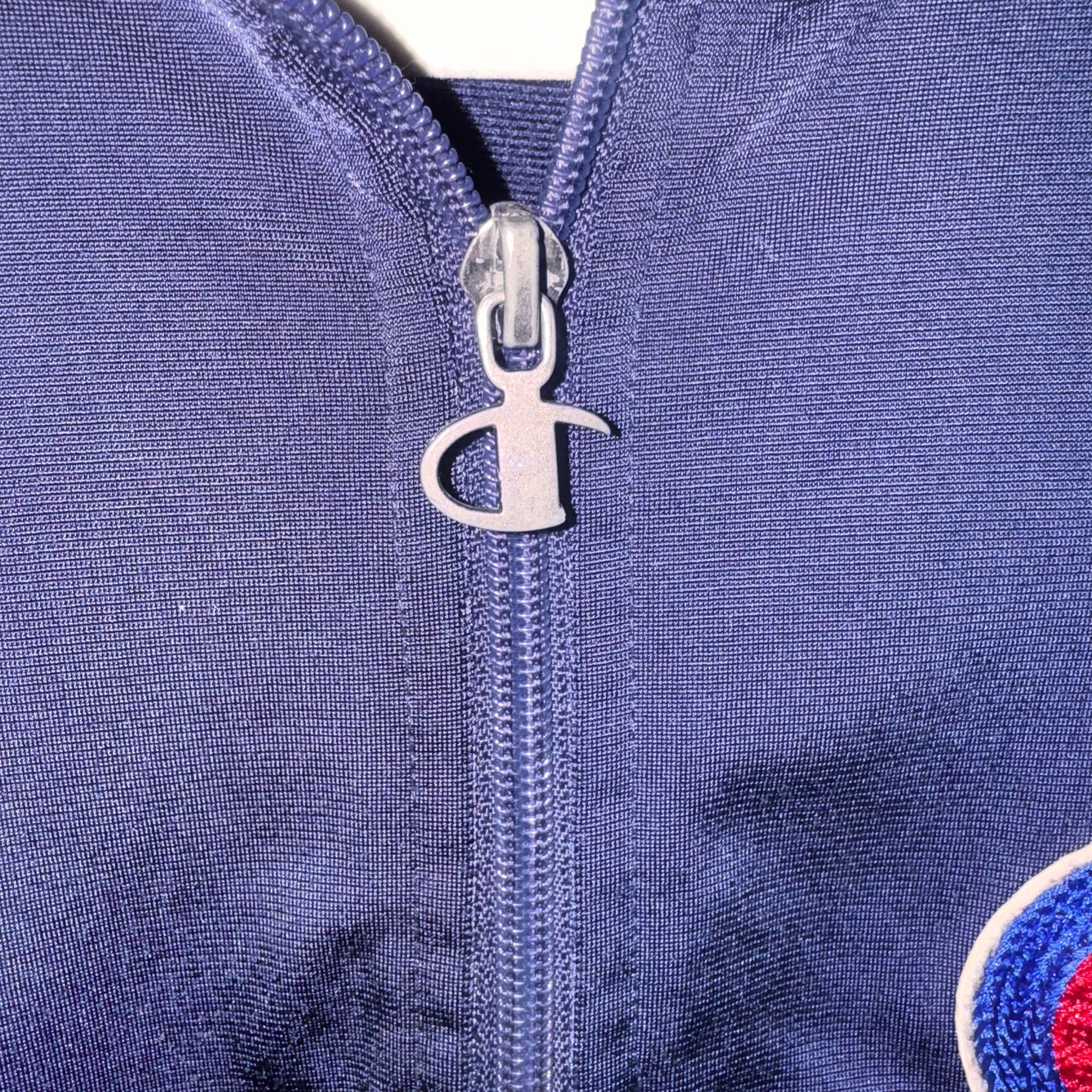 Champion Navy & Red Tricot Tracksuit Full Zip Jacket and Pants Set 4