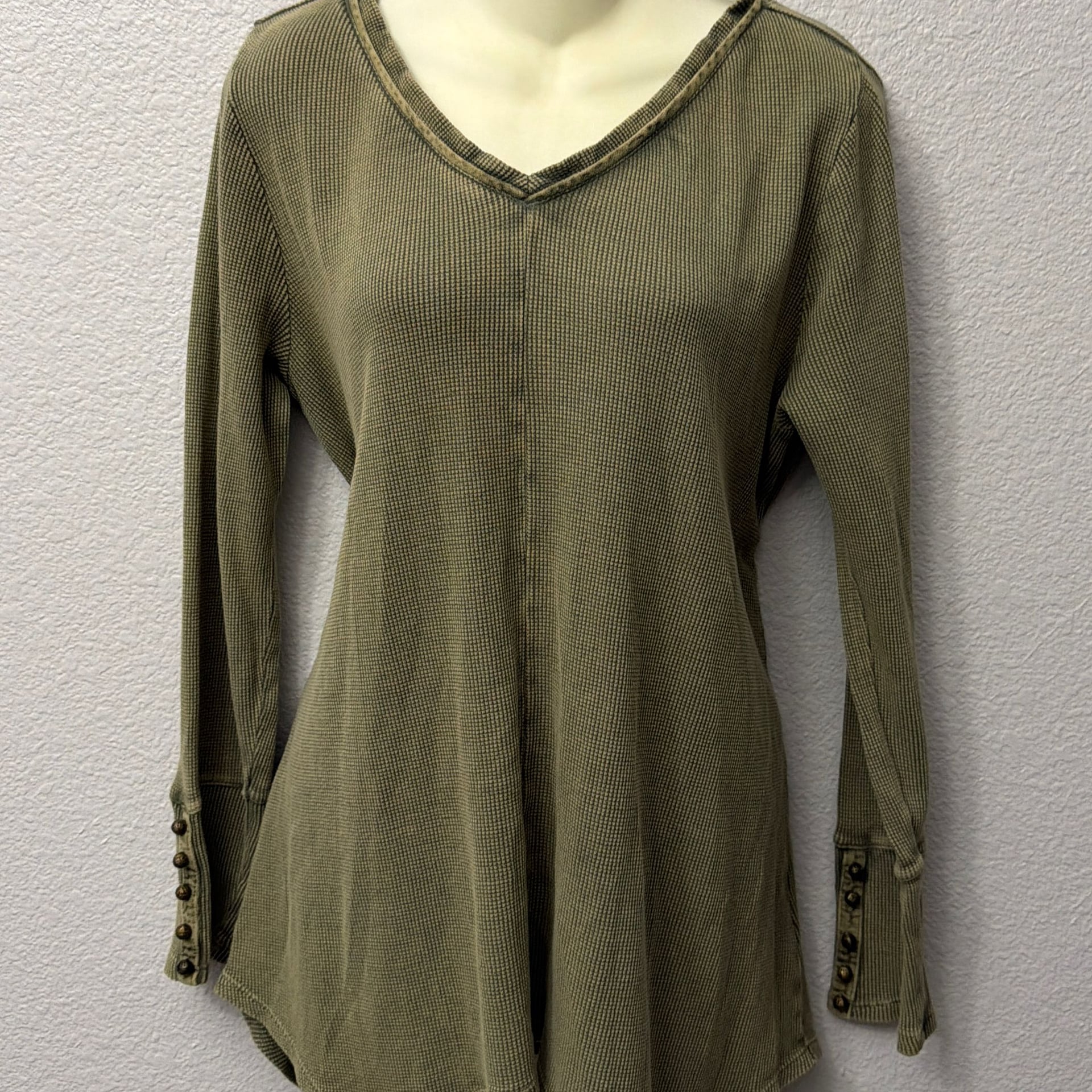 Soft Surroundings Ribbed Top Size S 2