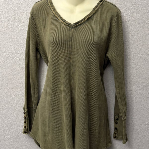Soft Surroundings Ribbed Top  Size S 