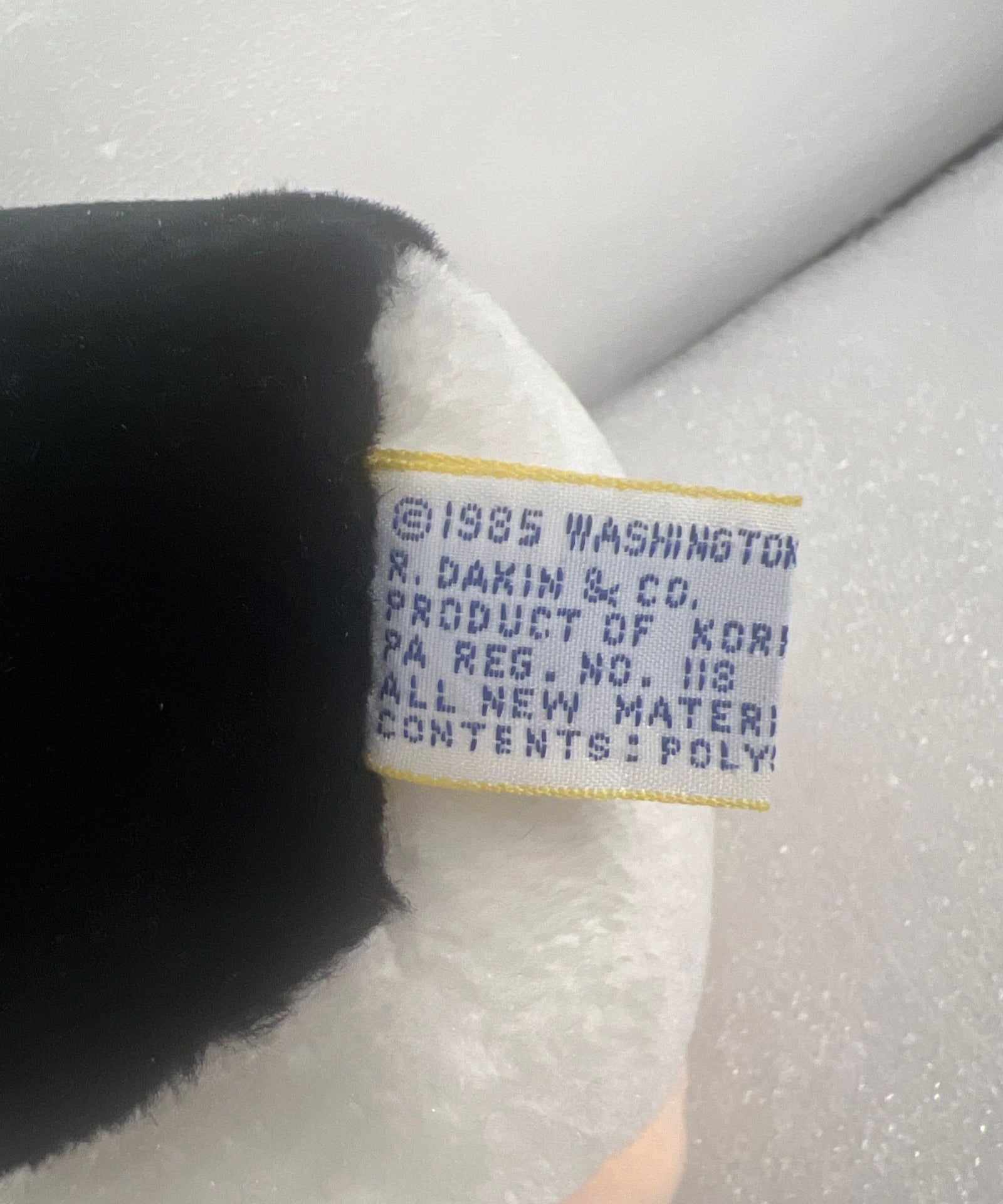 Vintage 1985 Dakin Opus the Penguin Plush Bloom County Stuffed Animal with Tags 11