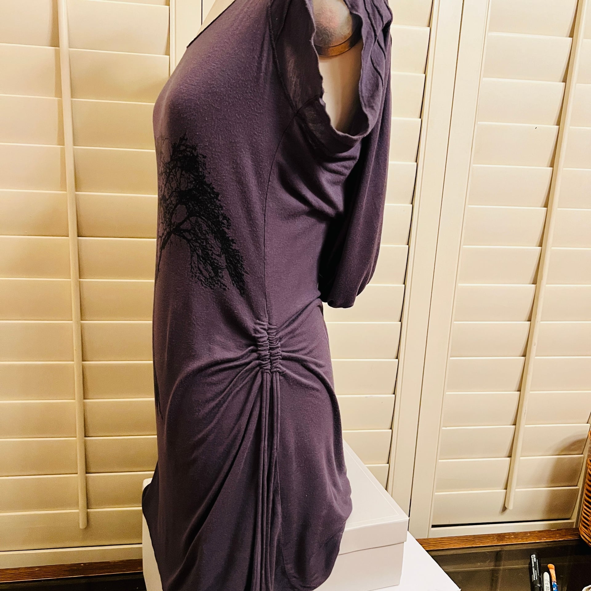 Womens Tree of Life Dress in Brown, 5