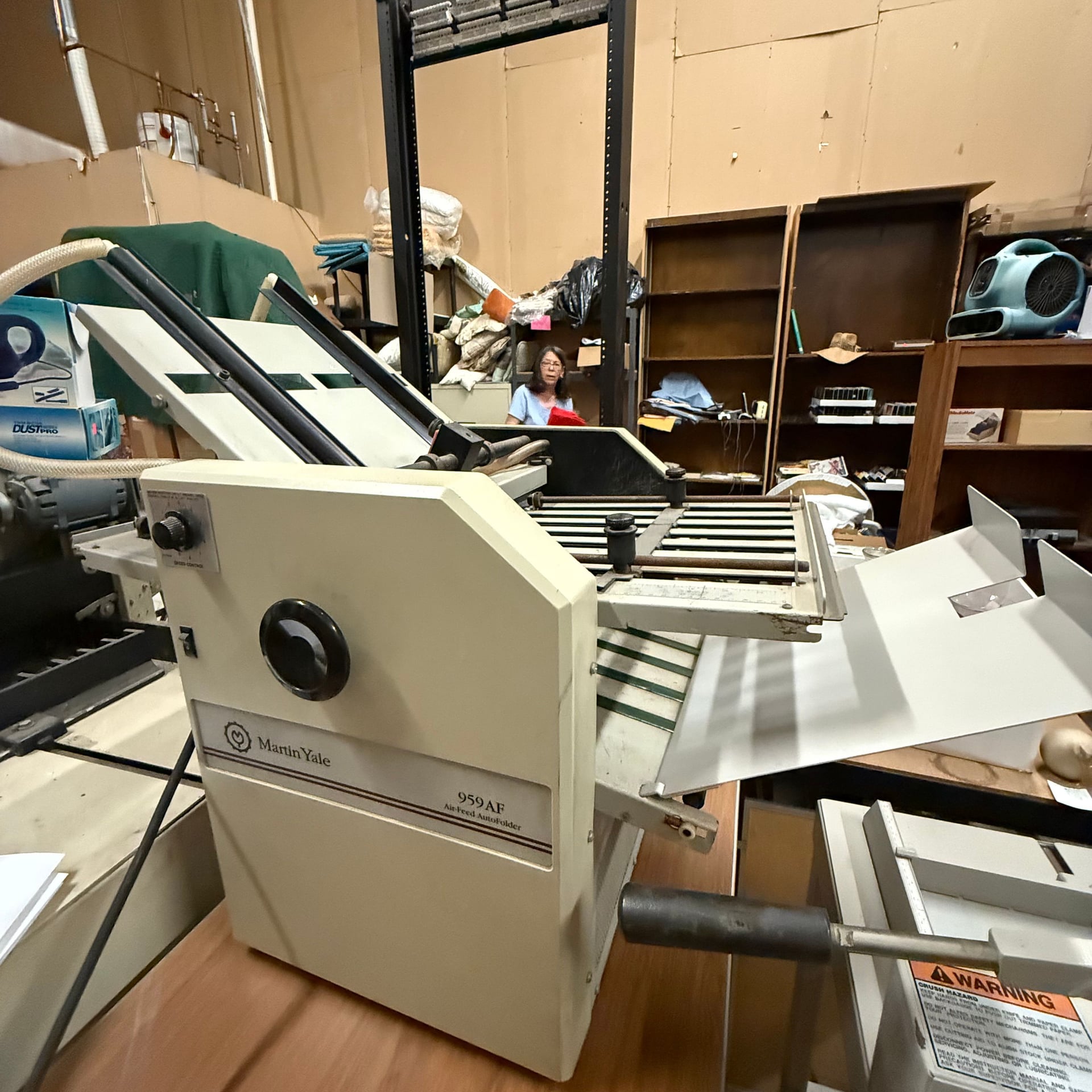 Paper Folder (Commercial) Martin Yale 959AF Air-Feed AutoFolder Heavy Duty Paper Folding Machine 6
