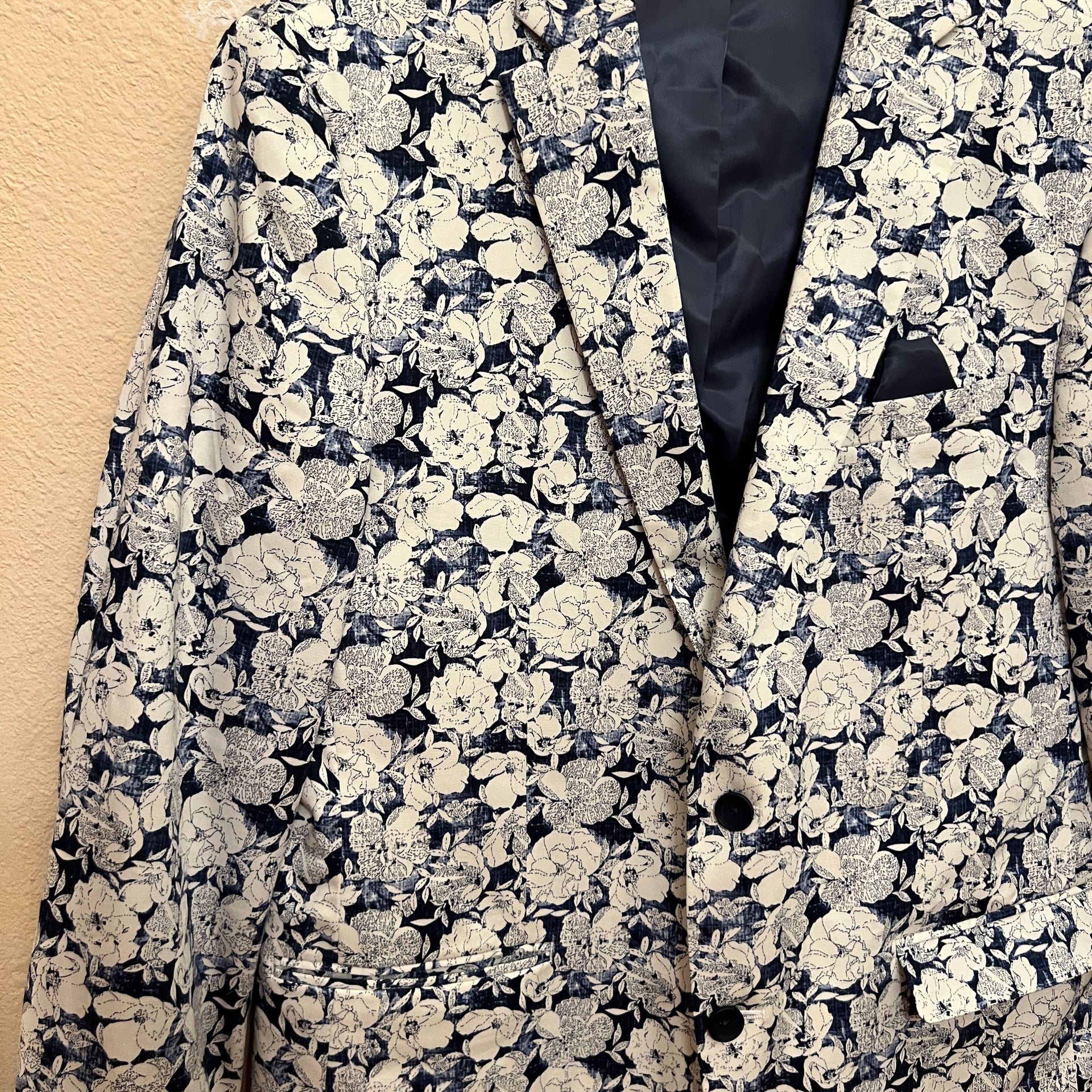 Bar III Men's Slim-Fit Floral Suit Separate Jacket,38R 2