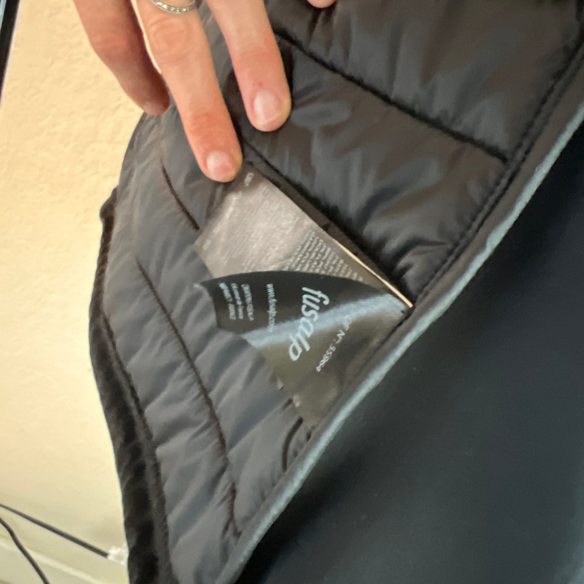 Fusalp Meryl Elegant Technical Quilted Diamond Jacket in Noir 7