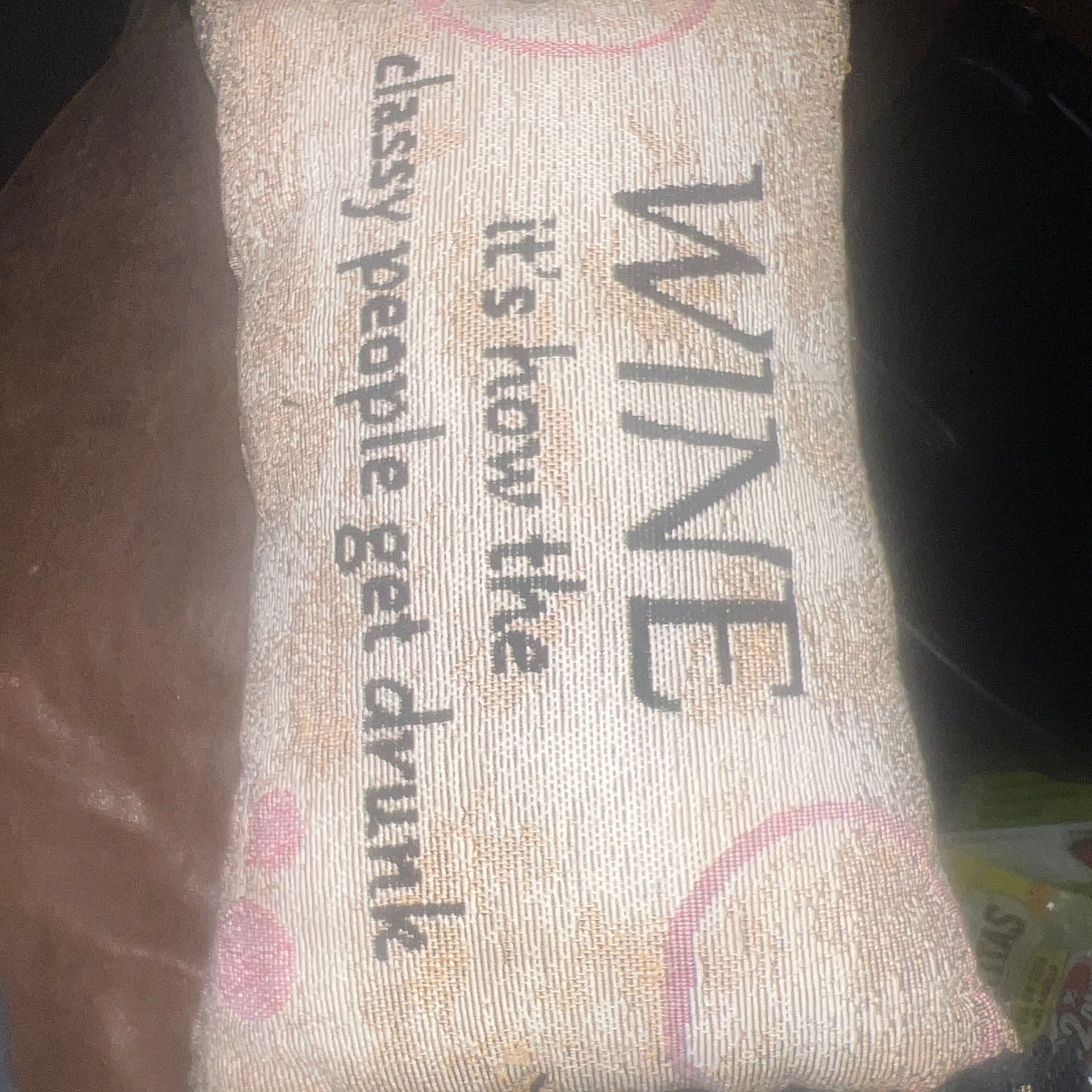 Manual Woodworkers & Weavers Tapestry Accent Pillow Wine It's How the Classy People Get Drunk 1