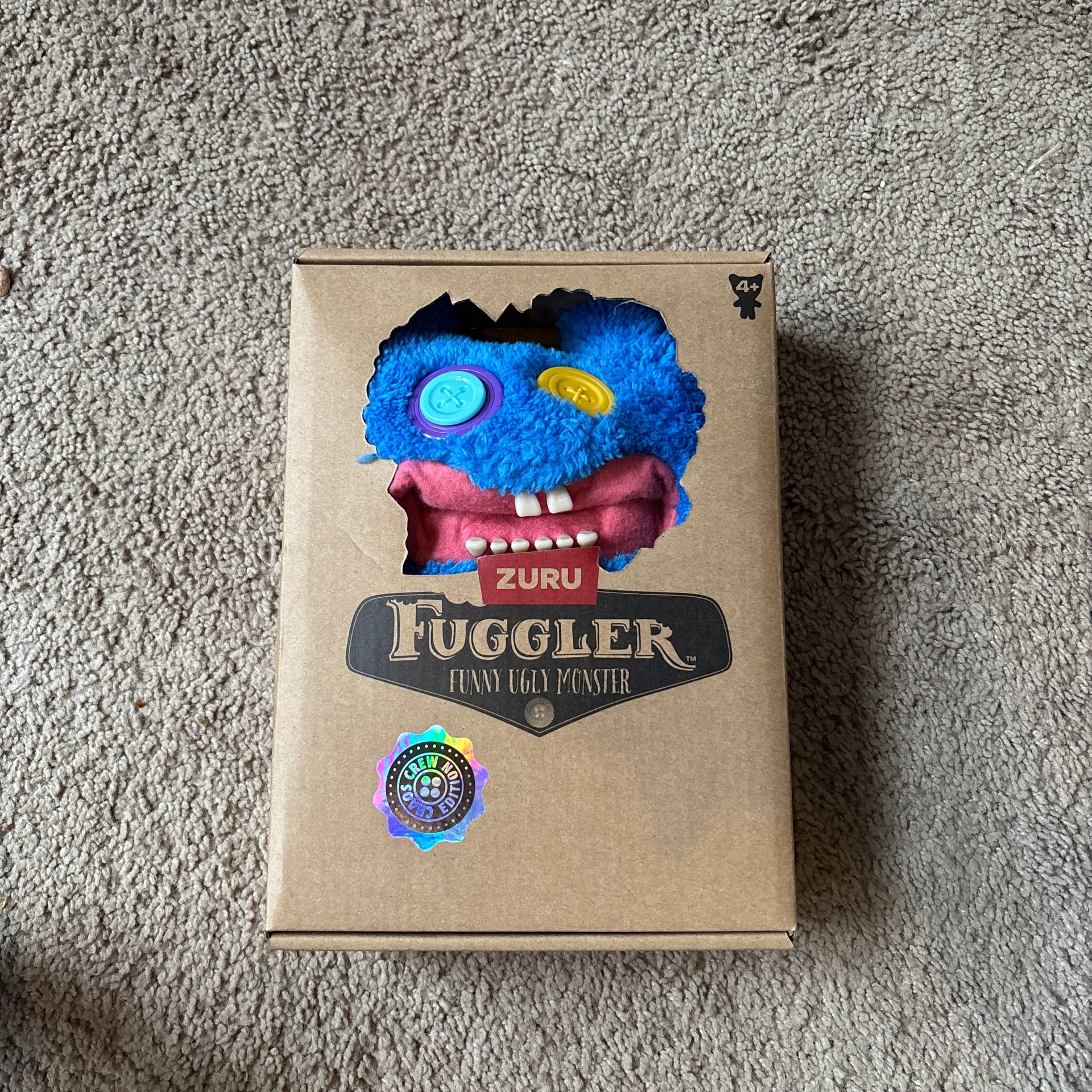 Zuru Fuggler Chaos Crew Edition Stinkface 9-inch Plush Funny Ugly Monster 1