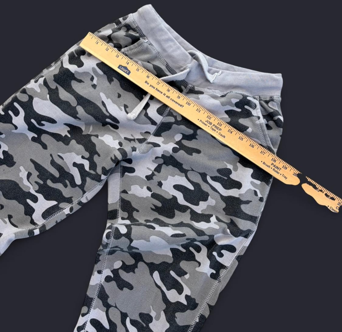 Vintage Men's Slim Fit Camo Jogger Sweatpants Size M 4