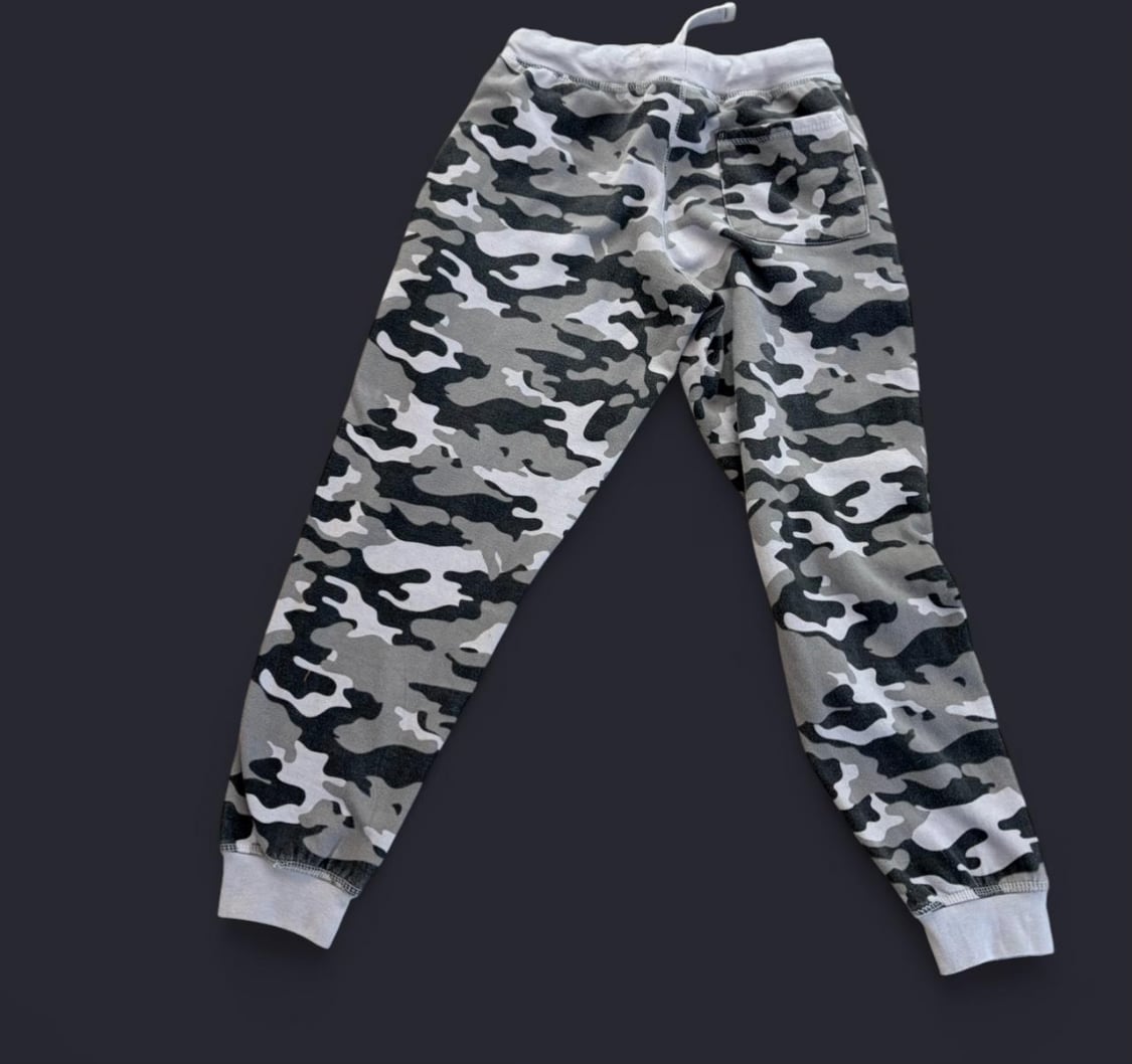 Vintage Men's Slim Fit Camo Jogger Sweatpants Size M 5