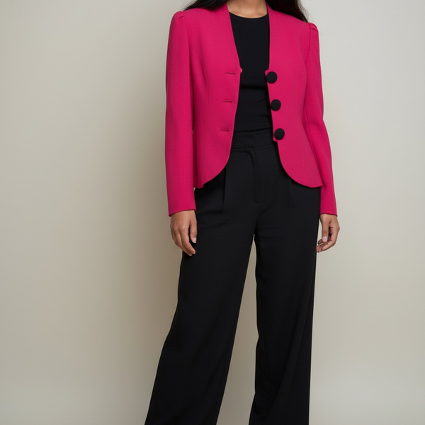 VINTAGE LOUIS FERAUD BLAZER ft ANDY WARHOL POP ART...