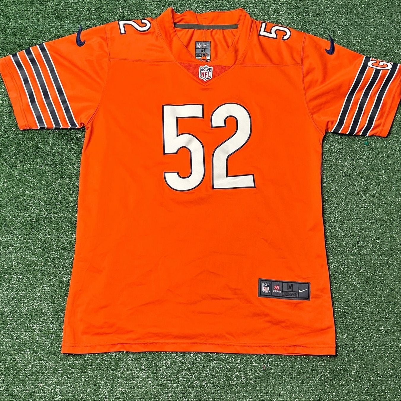Khalil Mack 52 Chicago Bears Alternate Jersey Large Orange Size Medium Mens 2