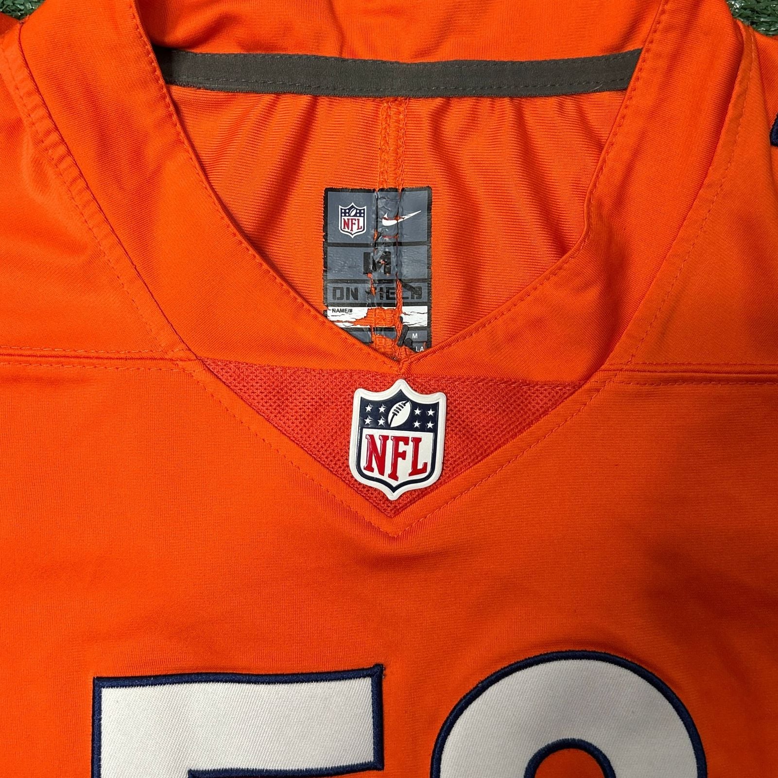 Khalil Mack 52 Chicago Bears Alternate Jersey Large Orange Size Medium Mens 4