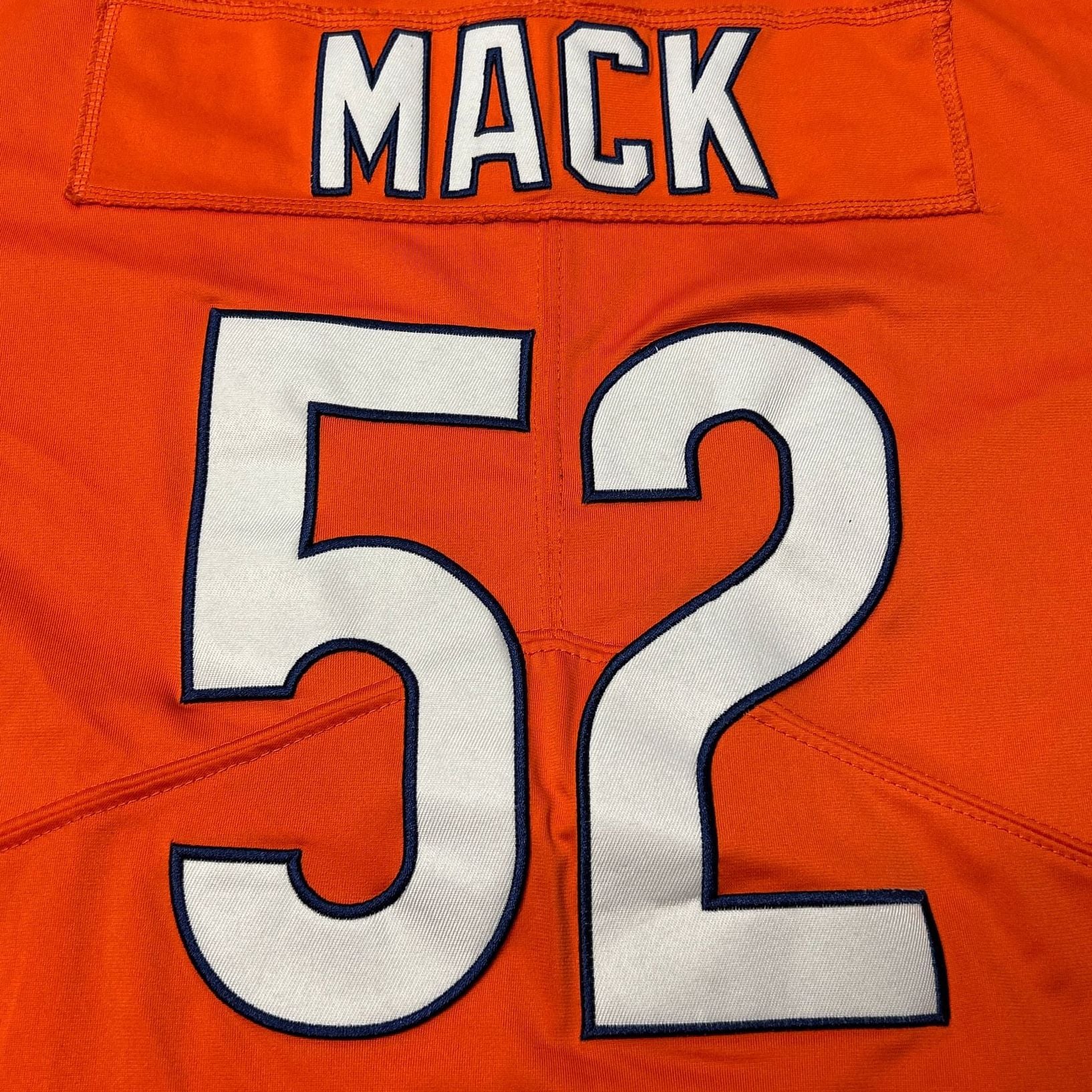 Khalil Mack 52 Chicago Bears Alternate Jersey Large Orange Size Medium Mens 6