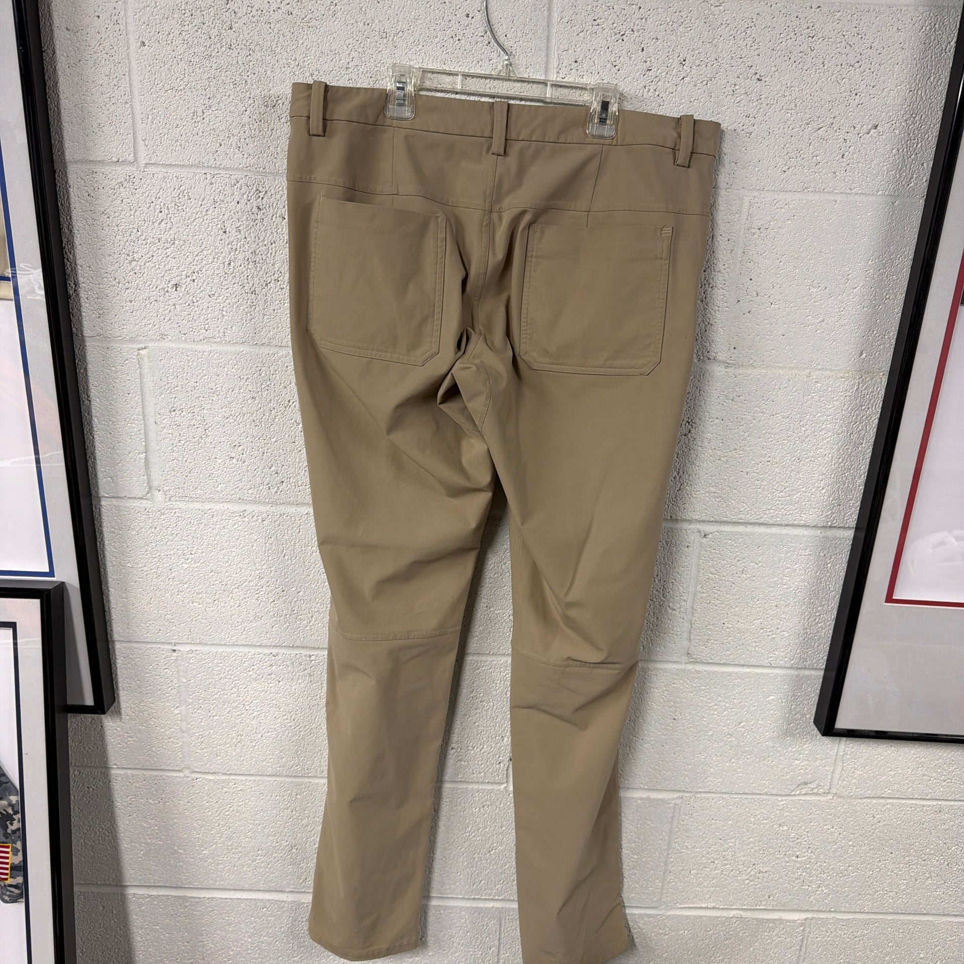 Lululemon ABC Classic-Fit Trouser Warpstreme Khaki Pants 36x34 4